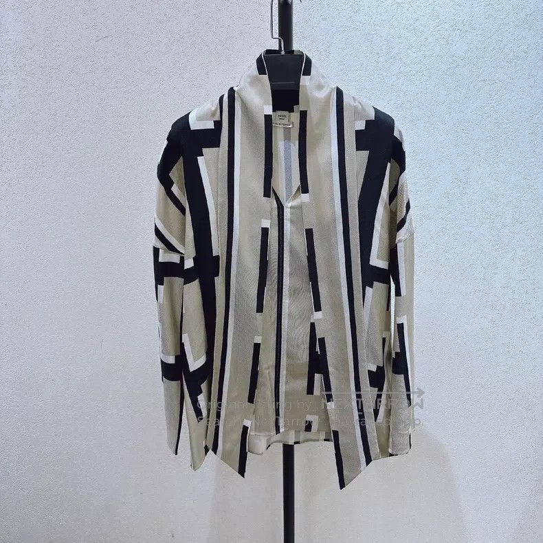 Hermes Hermes Ribbon Long Sleeve Shirt Size XXS / US 00 / IT 34 - 1 Thumbnail