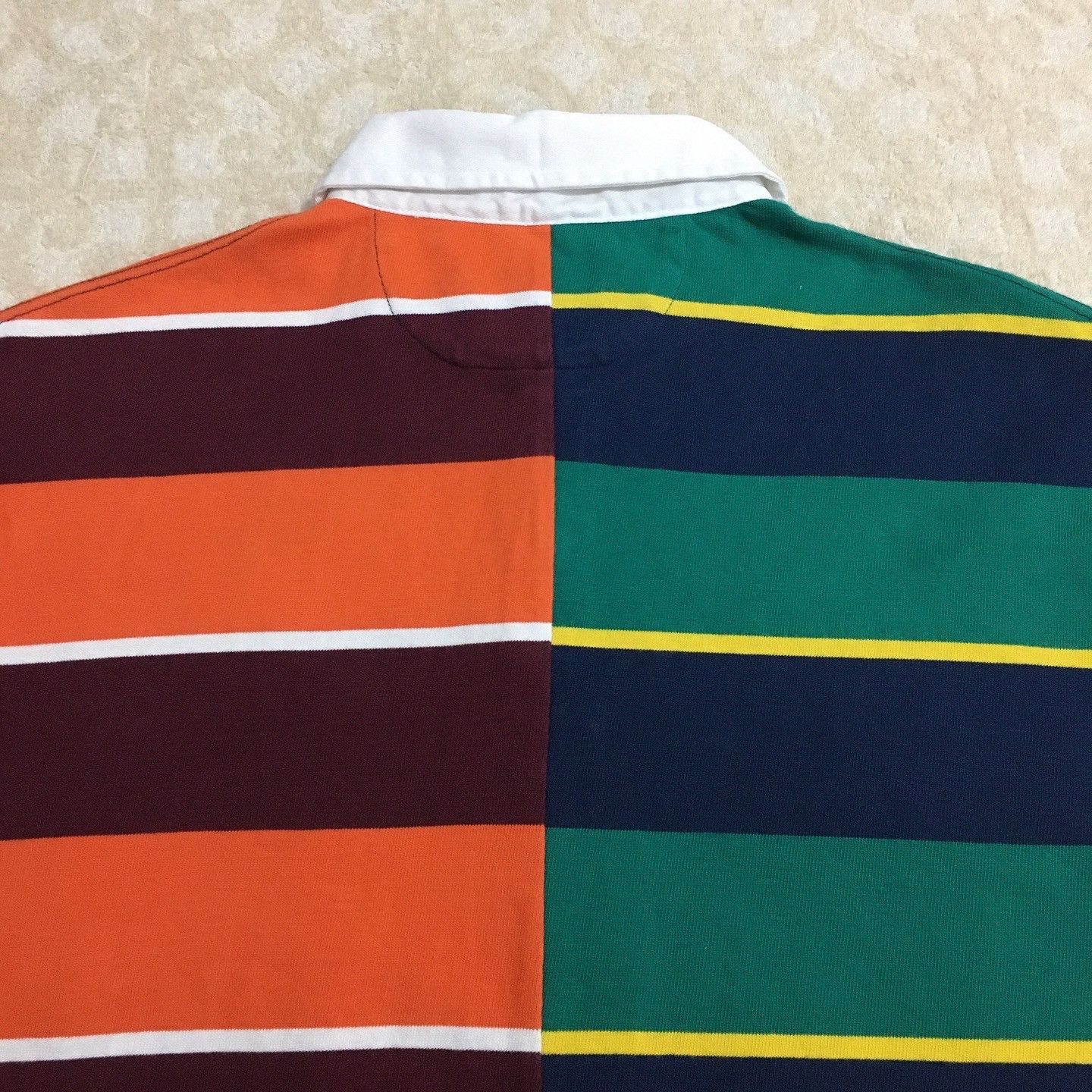 Designer Par Simons Polo Rugby Shirt Two Tone Size US L / EU 52-54 / 3 - 11 Thumbnail