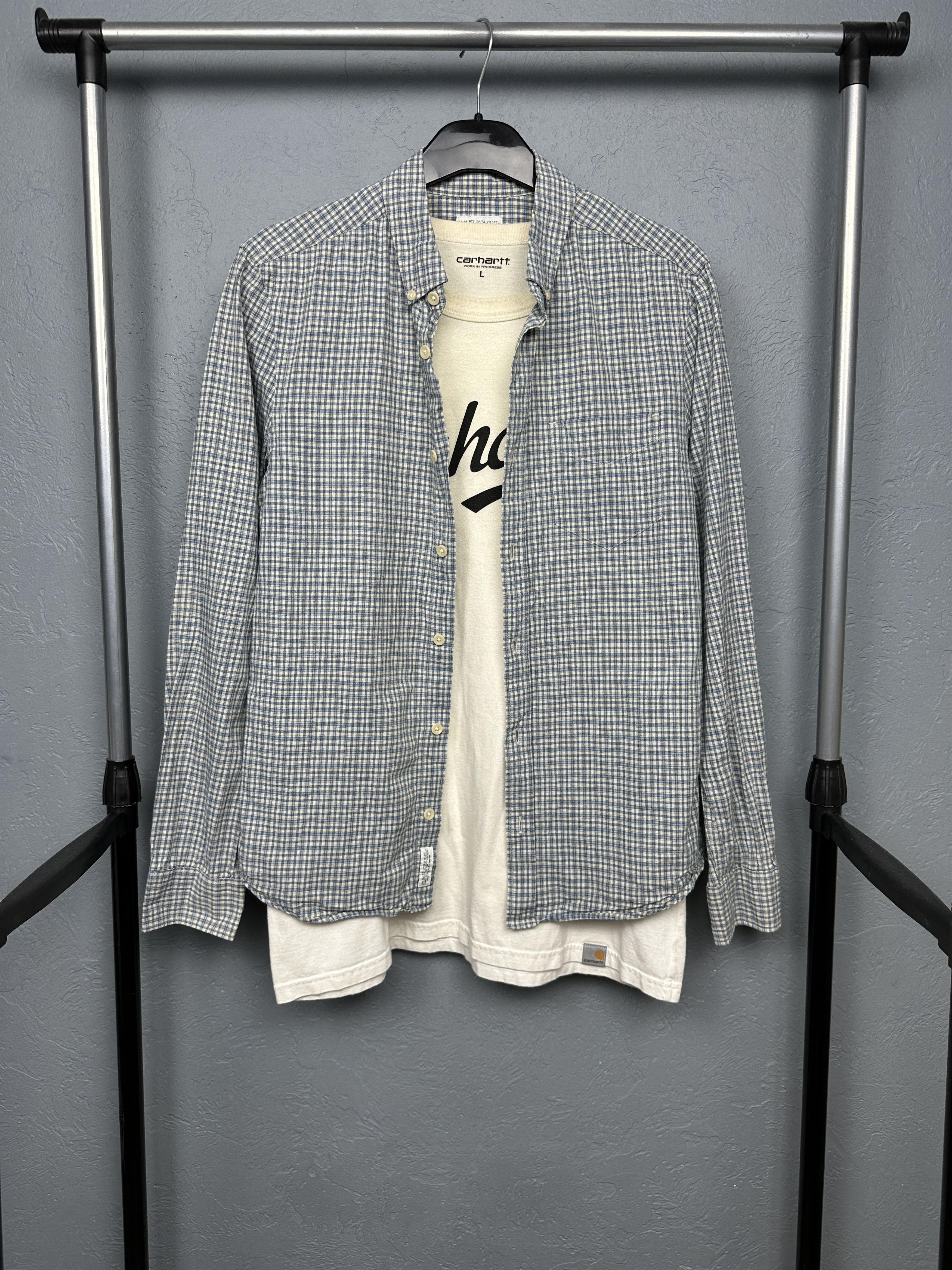 Allsaints AllSaints Nakano Mens Long Sleeve Plaid Shirt Japan Made Size US S / EU 44-46 / 1 - 1 Thumbnail