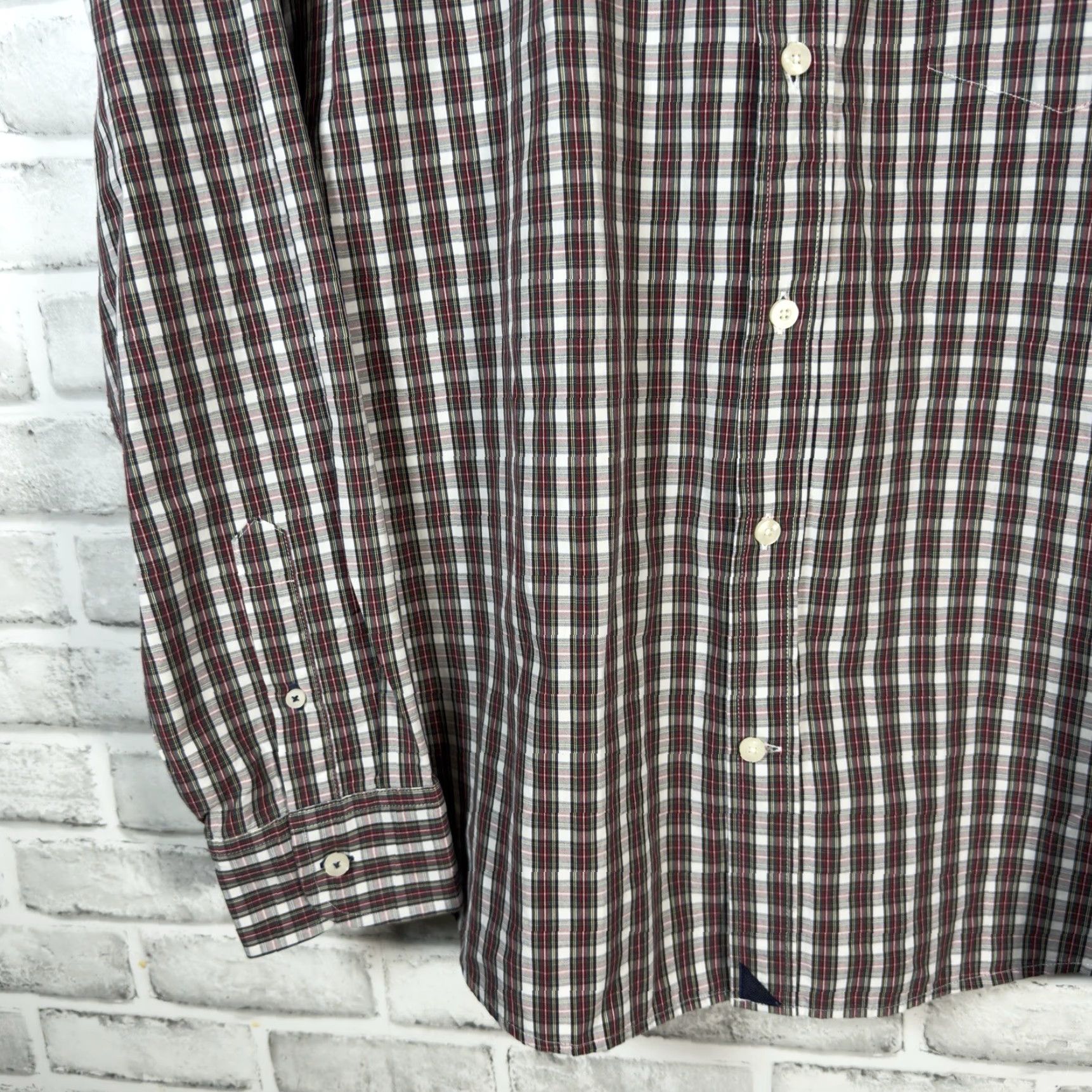 UNTUCKit UNTUCKit Plaid Long Sleeve Button-Down Shirt Mens XXL Cotton Multicolor Size US XXL / EU 58 / 5 - 3 Thumbnail