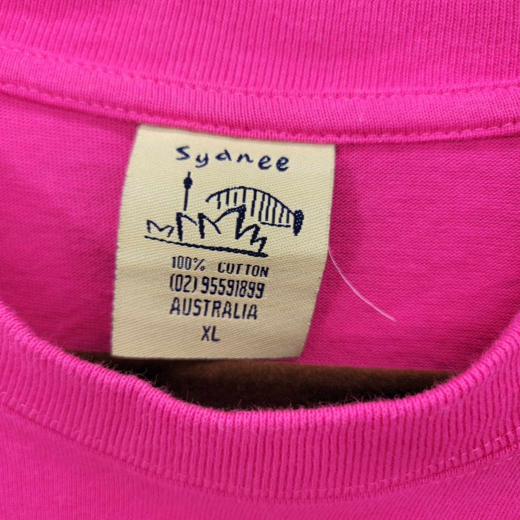 Pinko Sydnee Australia shirt Koala Australia Pink Size XL Unisex Adults T-Shirt Graphic Print 100% Cotton Regular Size US XL / EU 56 / 4 - 3 Thumbnail
