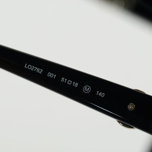 Longchamp Longchamp LO2762 001 Eyeglasses Black 51mm Cat Eye Frame Size ONE SIZE - 7 Thumbnail