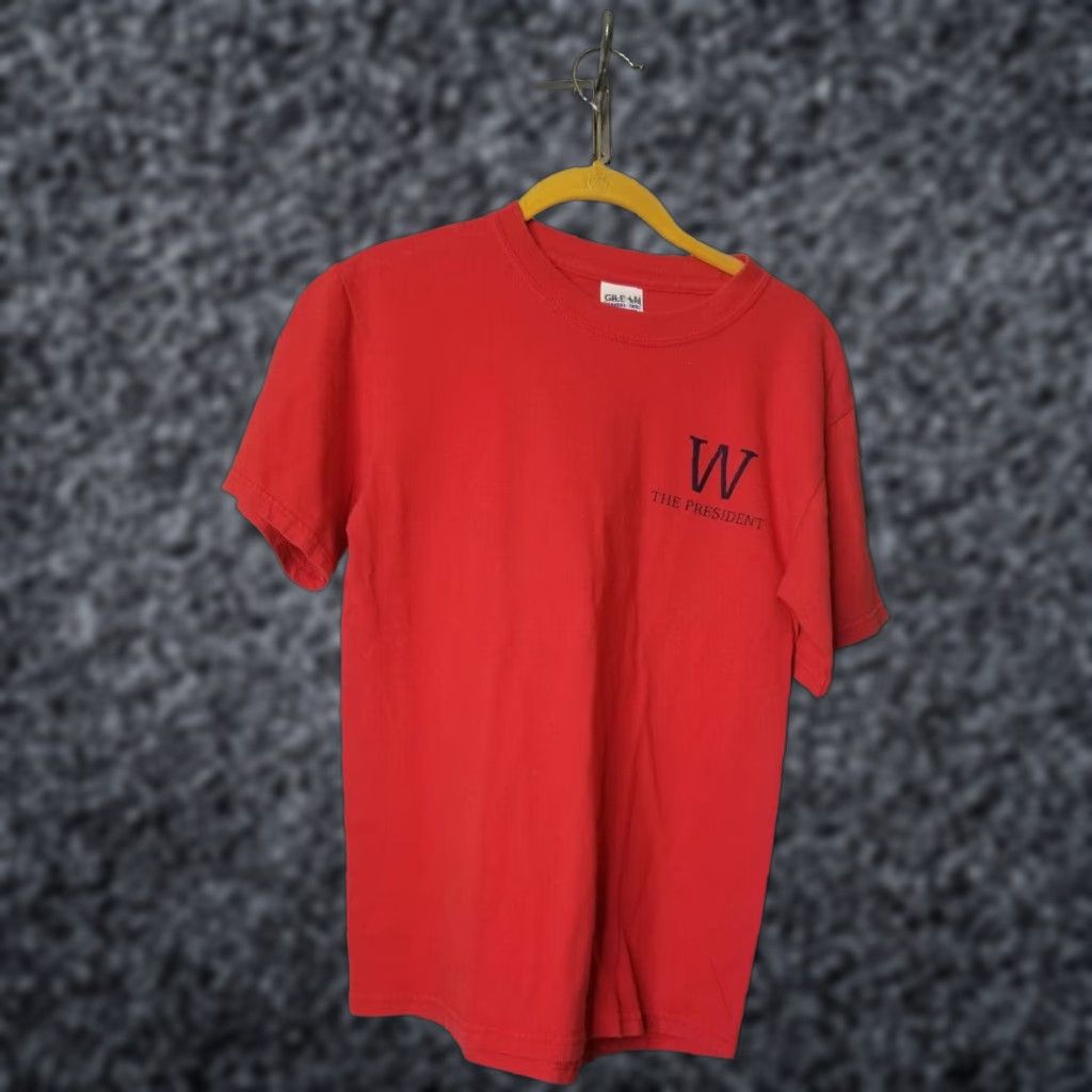 Gildan VINTAGE George W. Bush / Dick Cheney 2004 US Election T-Shirt Mens S Graphic Tee Red Crew Neck Short Sleeve 100% Cotton Gildan Size US S / EU 44-46 / 1 - 1 Thumbnail