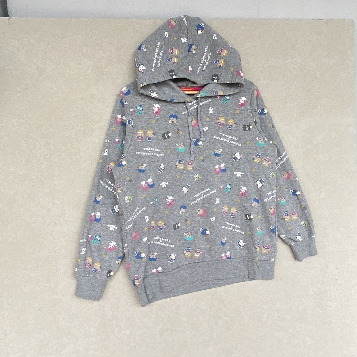 Other Vintage Sanrio Characters X Tokyo Pixel Hoodie Sweater Gray Size L / US 10 / IT 46 - 3 Thumbnail