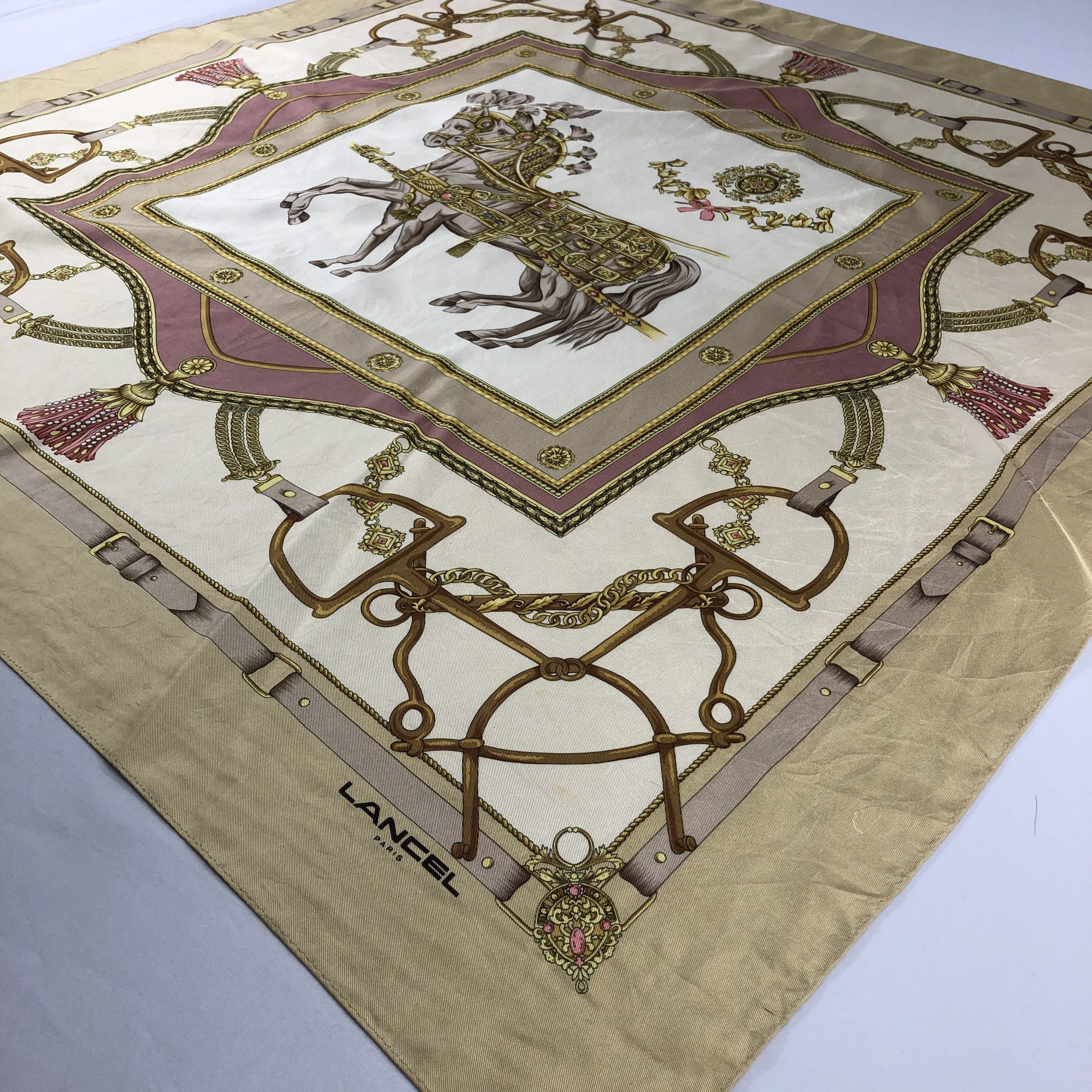 Lancel Vintage Lancel Silk Scarf Size ONE SIZE - 3 Thumbnail