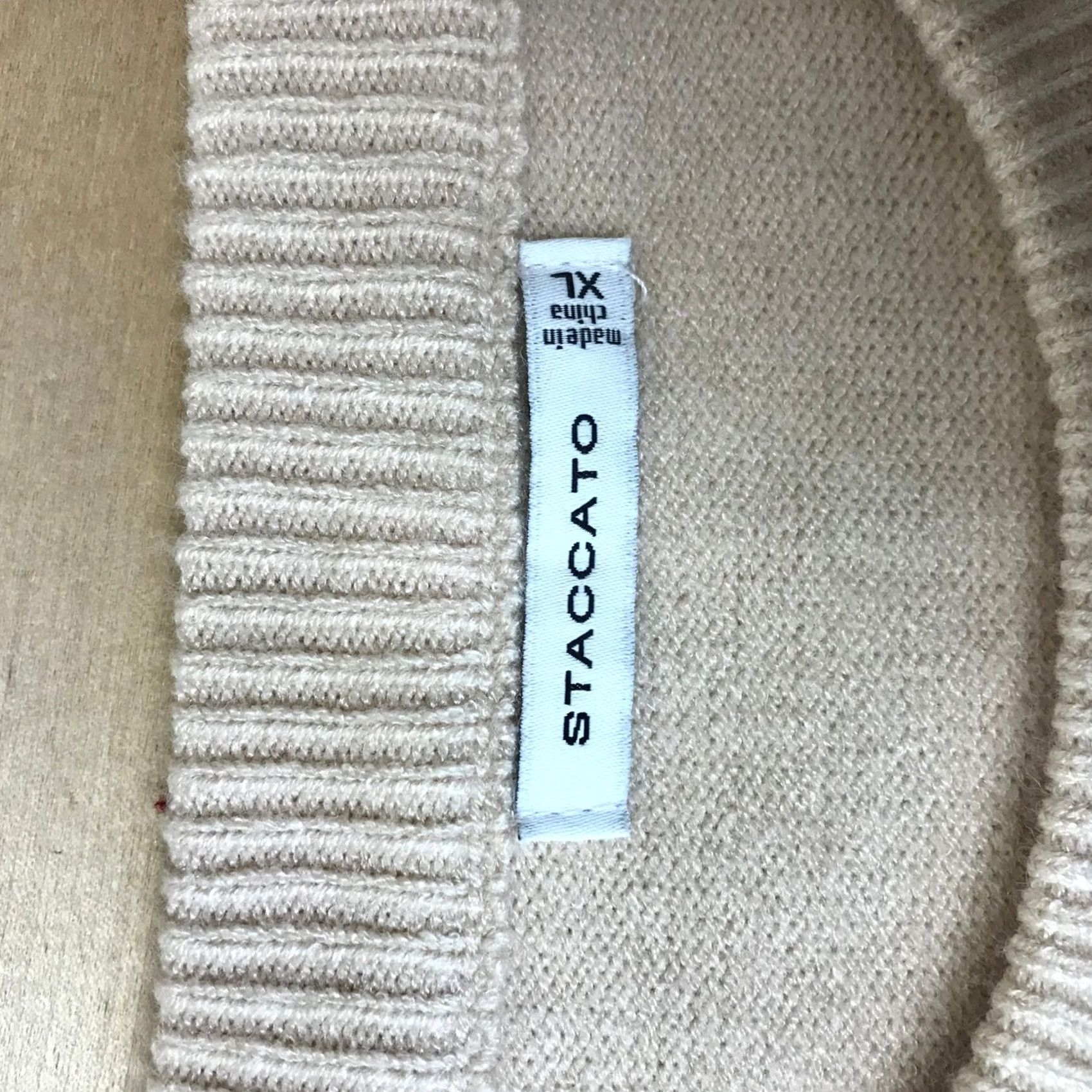 Vintage STACCATO Cream Multi Stripe Crew Neck Long Sleeve Sweater XL Size XL / US 12-14 / IT 48-50 - 7 Thumbnail