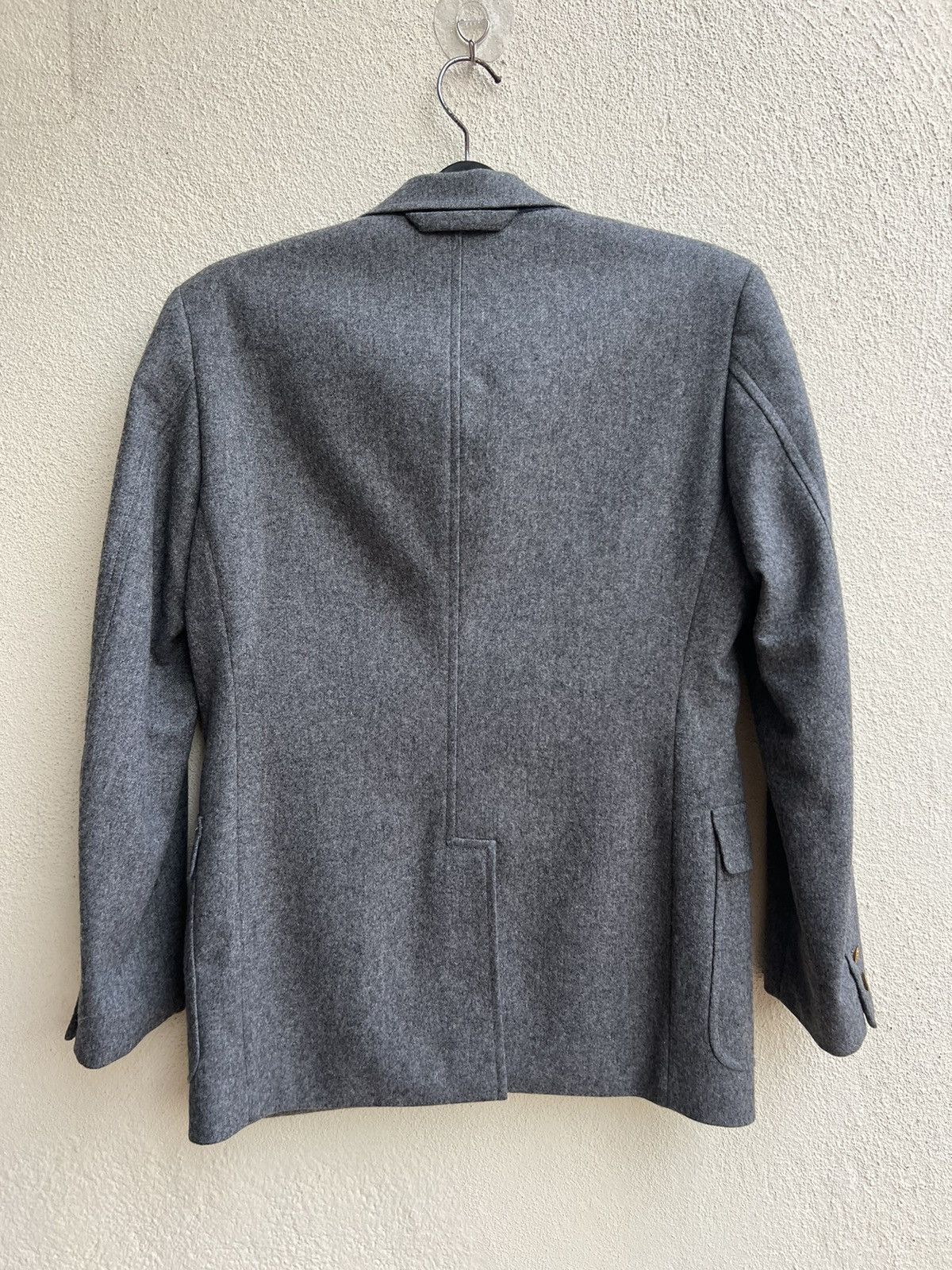 Blue Blue Japan Vintage Blue Blue Japan Grey Wool Coat Blazer Jacket Size US M / EU 48-50 / 2 - 10 Thumbnail