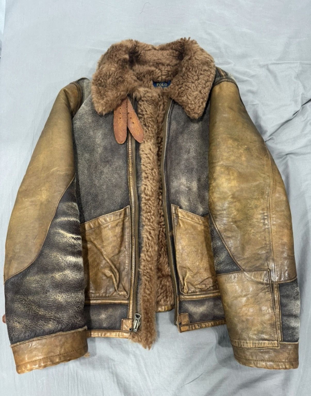 Ralph Lauren Ralph Lauren Shearling Jacket Size US S / EU 44-46 / 1 - 1 Thumbnail