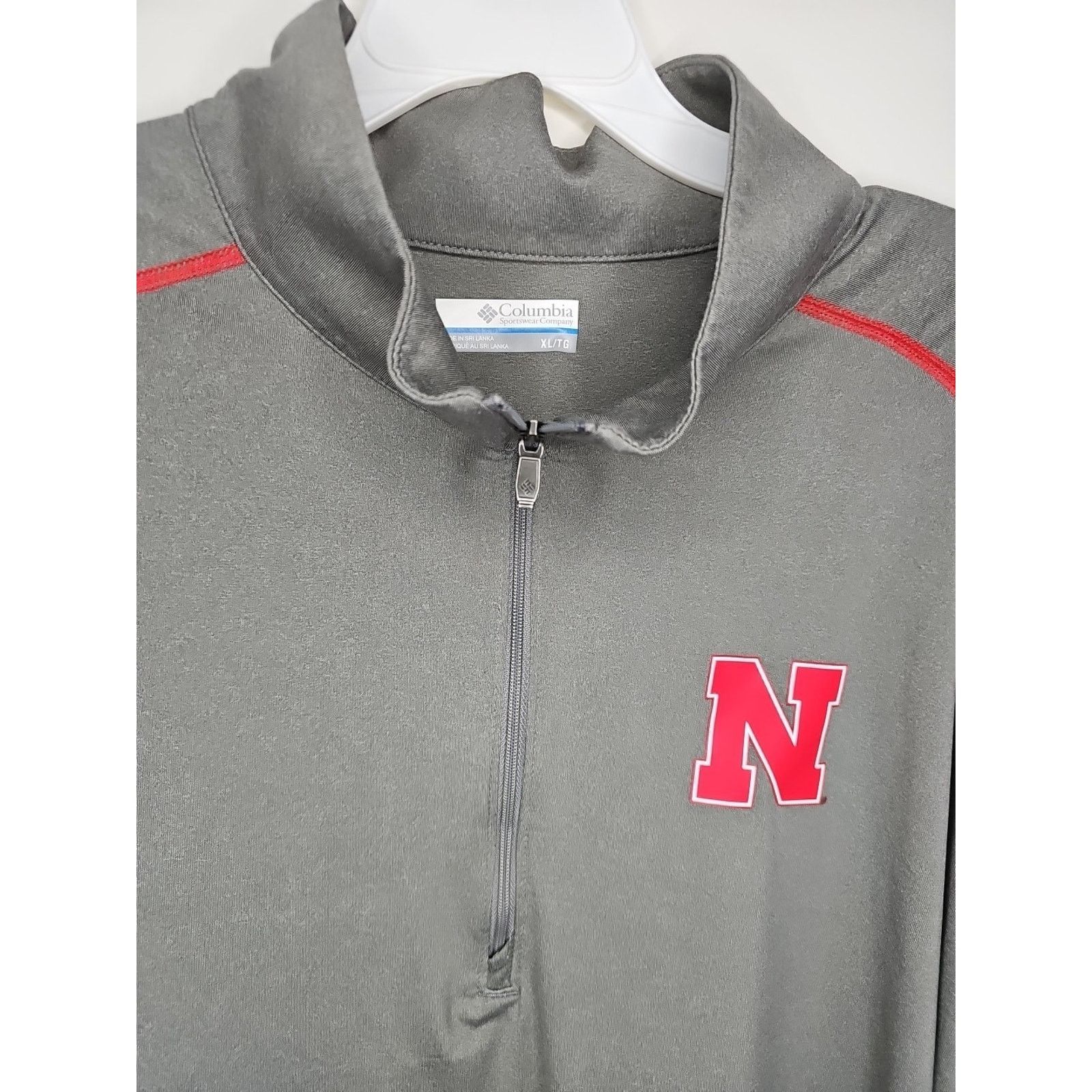 Columbia Nebraska Huskers Columbia 1/4 Zip Pullover Mens XL Jacket Size US XL / EU 56 / 4 - 3 Thumbnail
