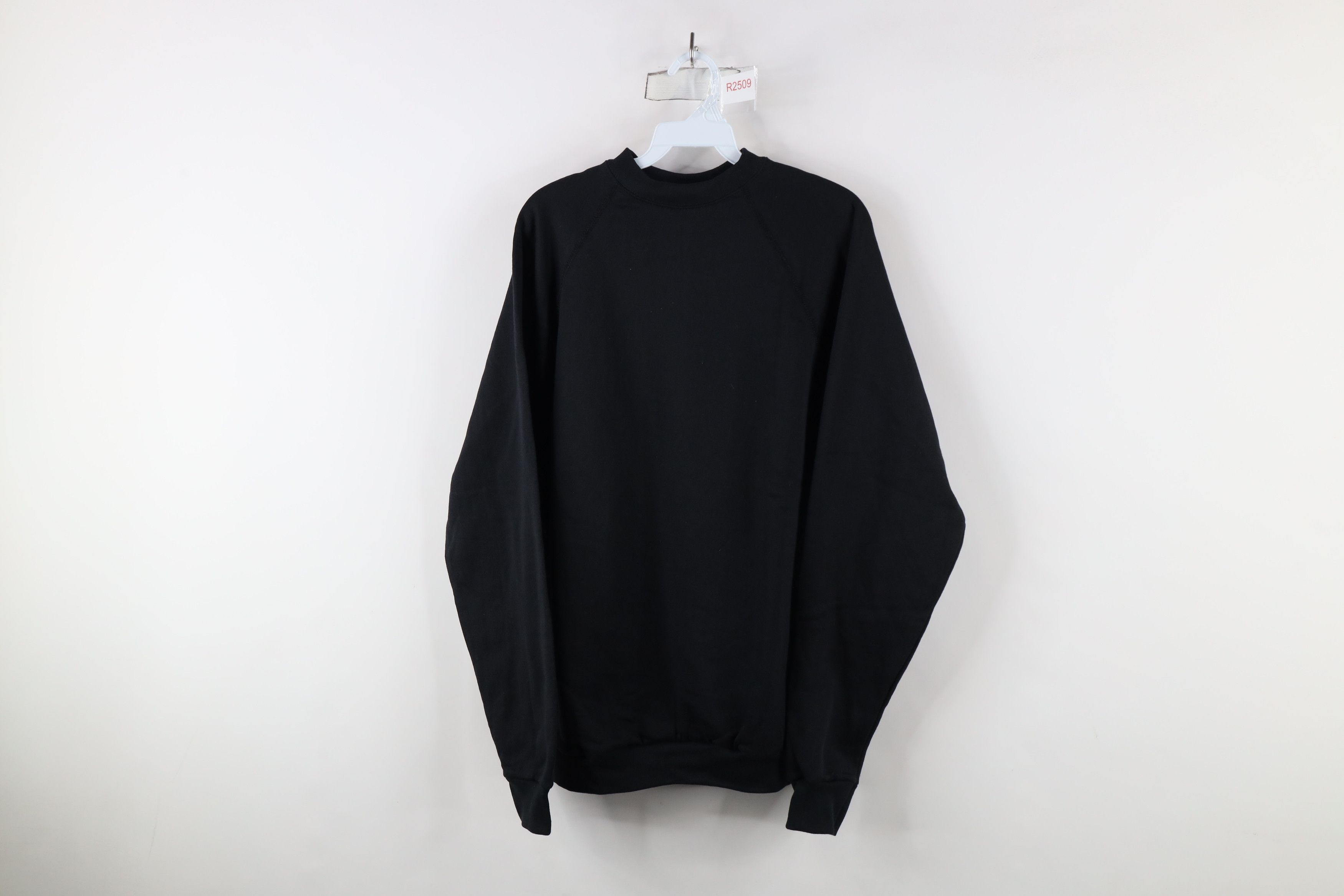 Vintage Deadstock Vintage 80s 90s Streetwear Sweatshirt Black USA Size US L / EU 52-54 / 3 - 1 Thumbnail