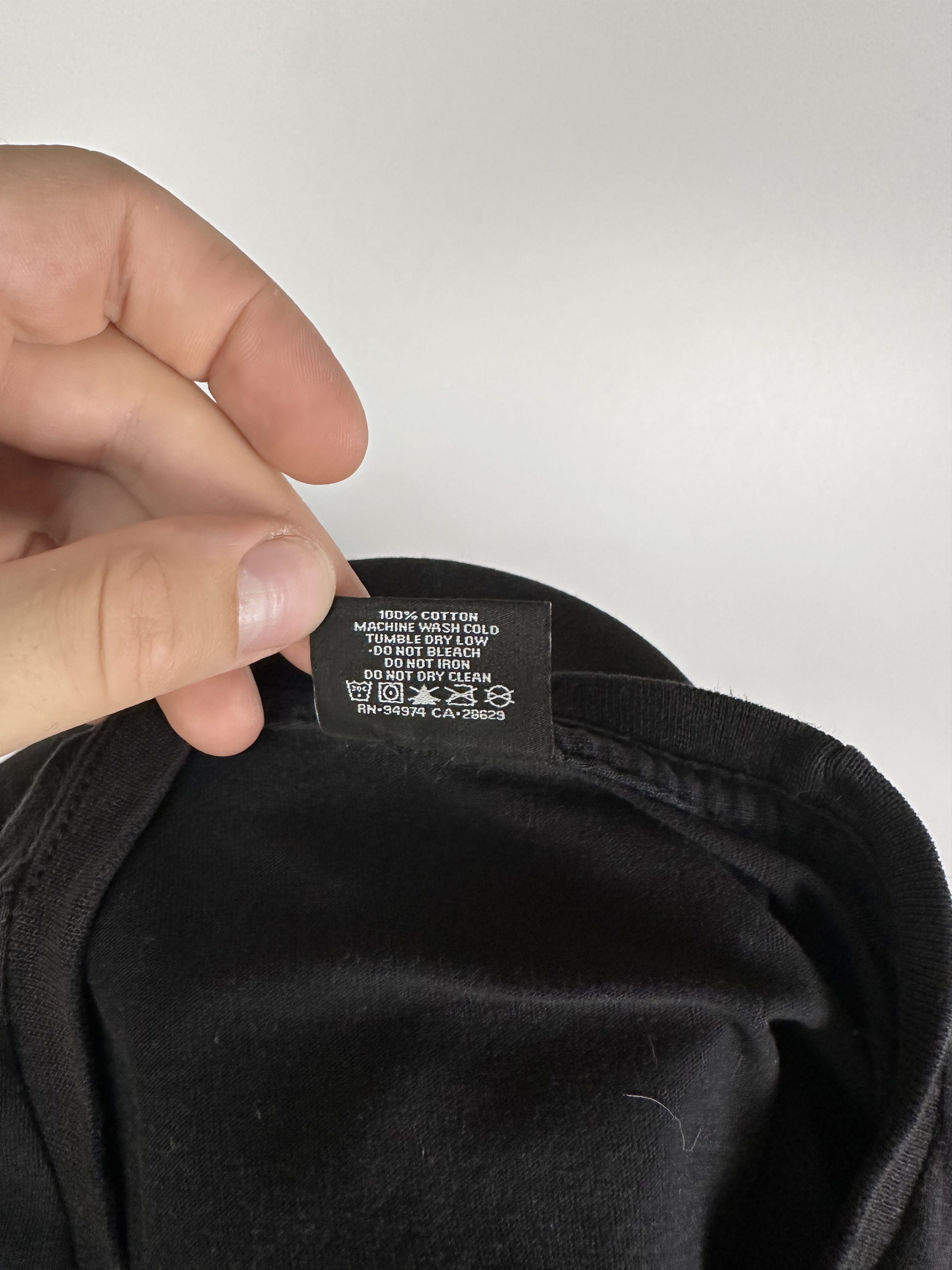Stussy × Vintage STUSSY REFLECTIVE T SHIRT 80 BLACK SIZE XL MENS Size US XL / EU 56 / 4 - 9 Thumbnail