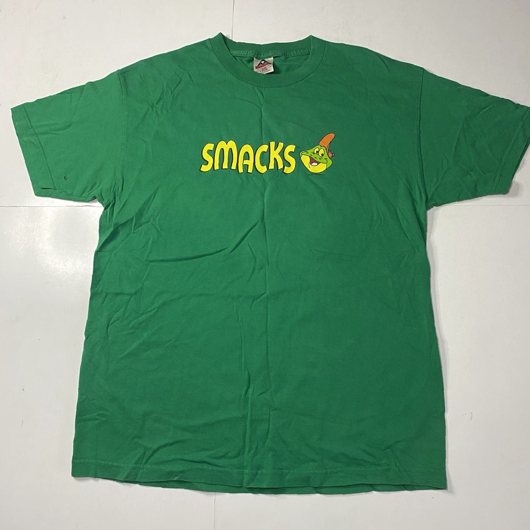 Vintage VINTAGE Kellogg's Cornflakes T-Shirt L White 90s Unisex Adults Short Sleeve Heavyweight 90s Food Animals Frog Distressed Large Mens Womens Boys Girls Size US L / EU 52-54 / 3 - 3 Thumbnail