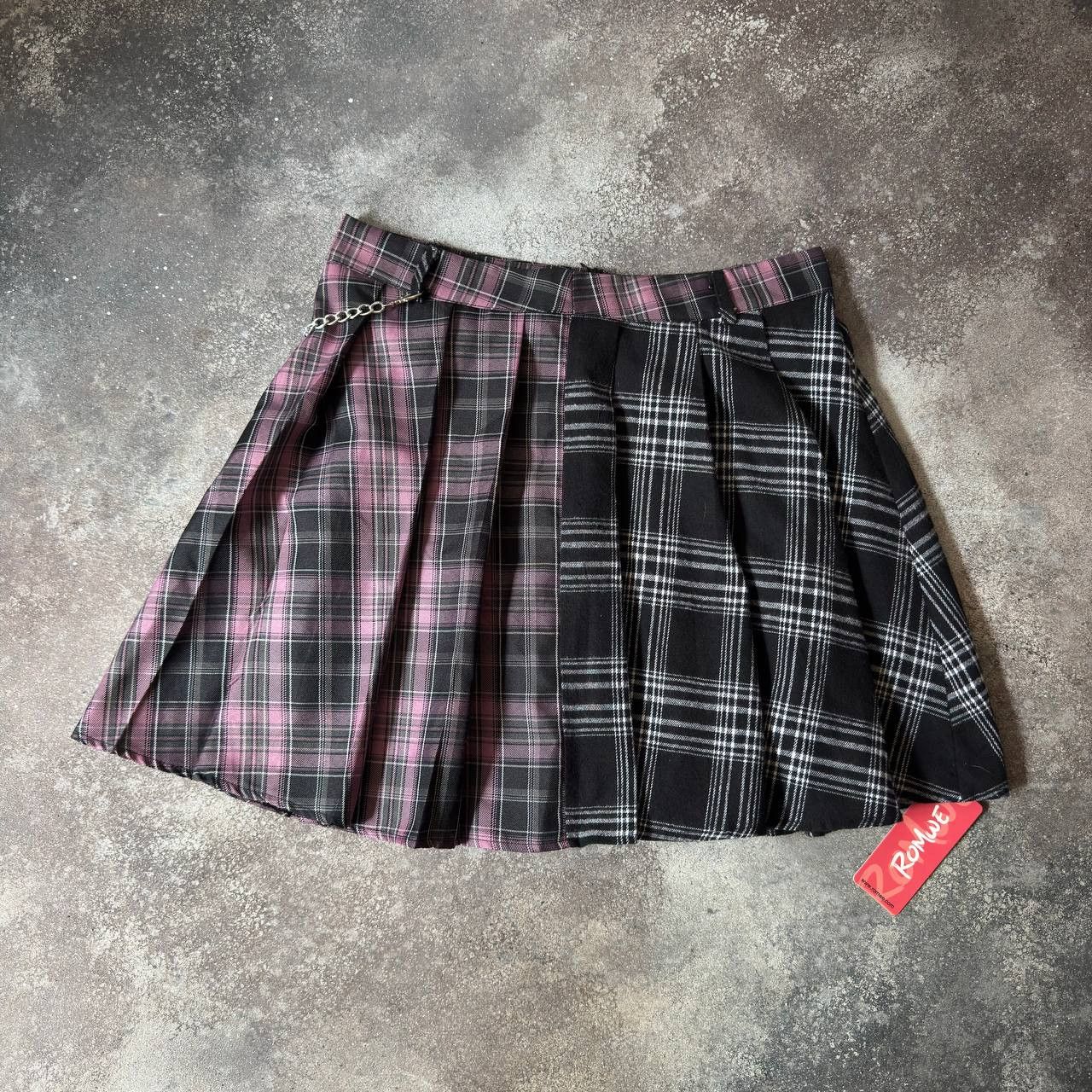 Hysteric Glamour × If Six Was Nine × Vintage Emo Style Vintage Pleated Mini Skirt with Chain Size 30" / US 8 / IT 44 - 6 Thumbnail