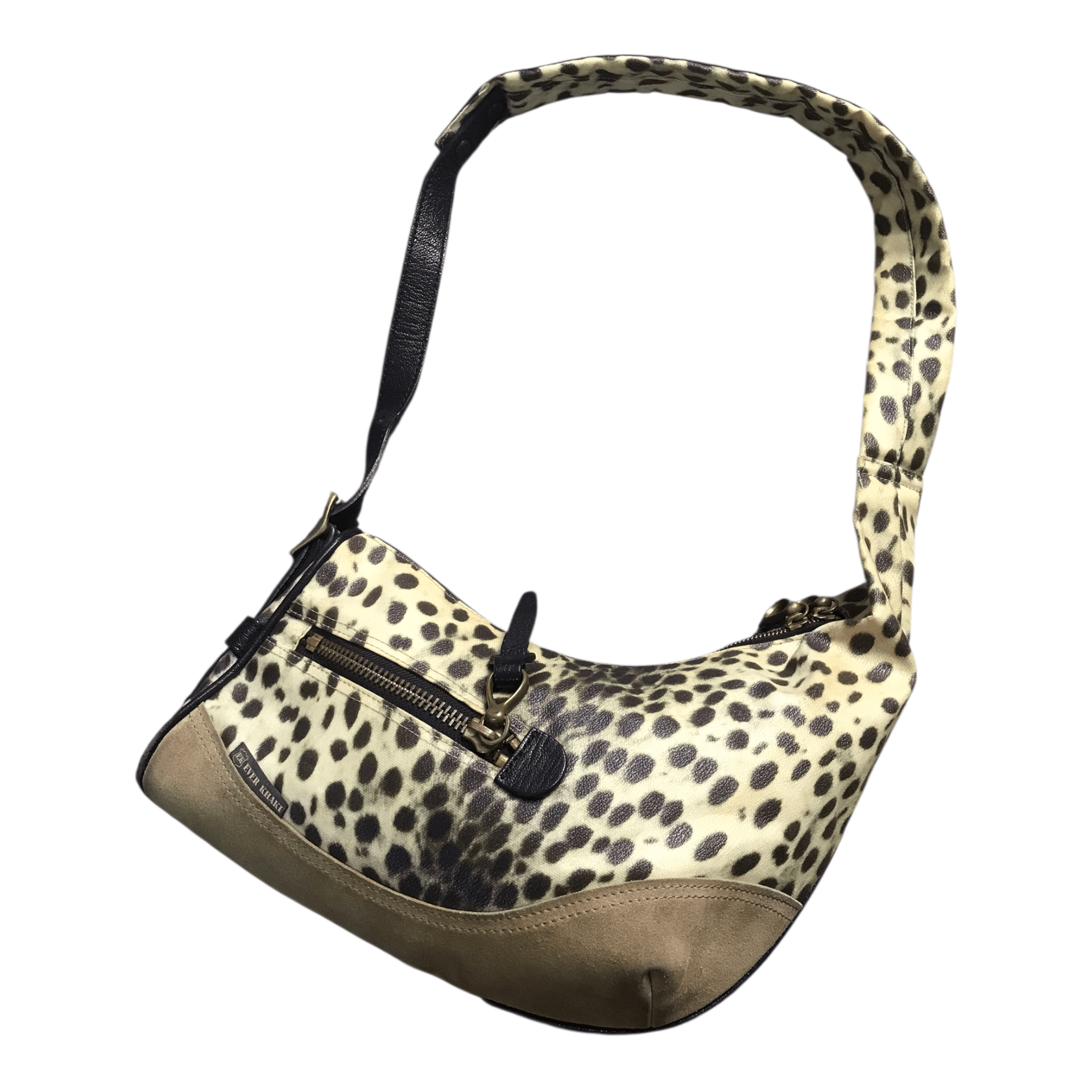 Japanese Brand Leopard Style Banana Half Leather Sling Bag Size ONE SIZE - 4 Thumbnail