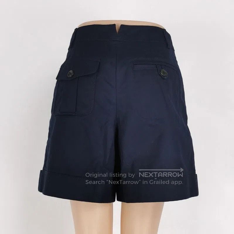 Louis Vuitton Louis Vuitton Navy Cotton Buttoned Shorts. Size US 36 / EU 52 - 3 Thumbnail