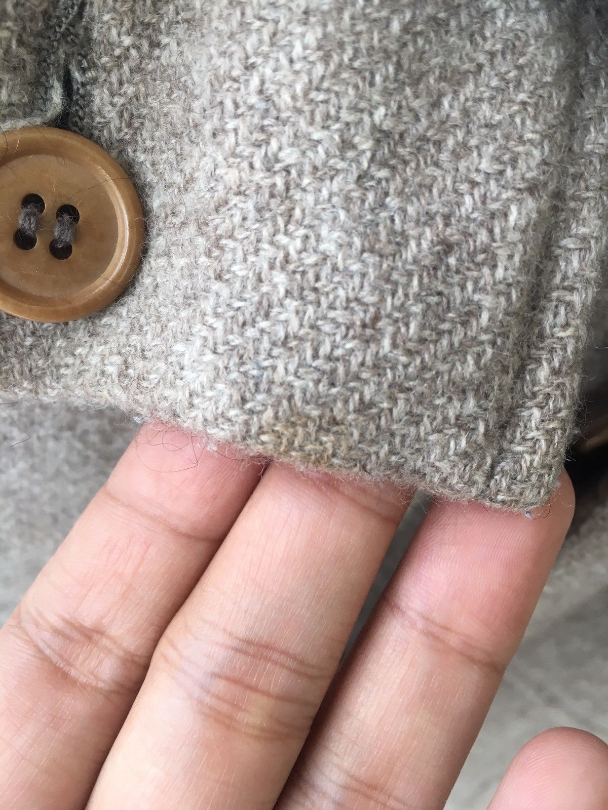 CABANE de ZUCCa × Issey Miyake × Zucca Issey Miyake Zucca Fur 3 Way Neck Long Coat Size S / US 4 / IT 40 - 10 Thumbnail