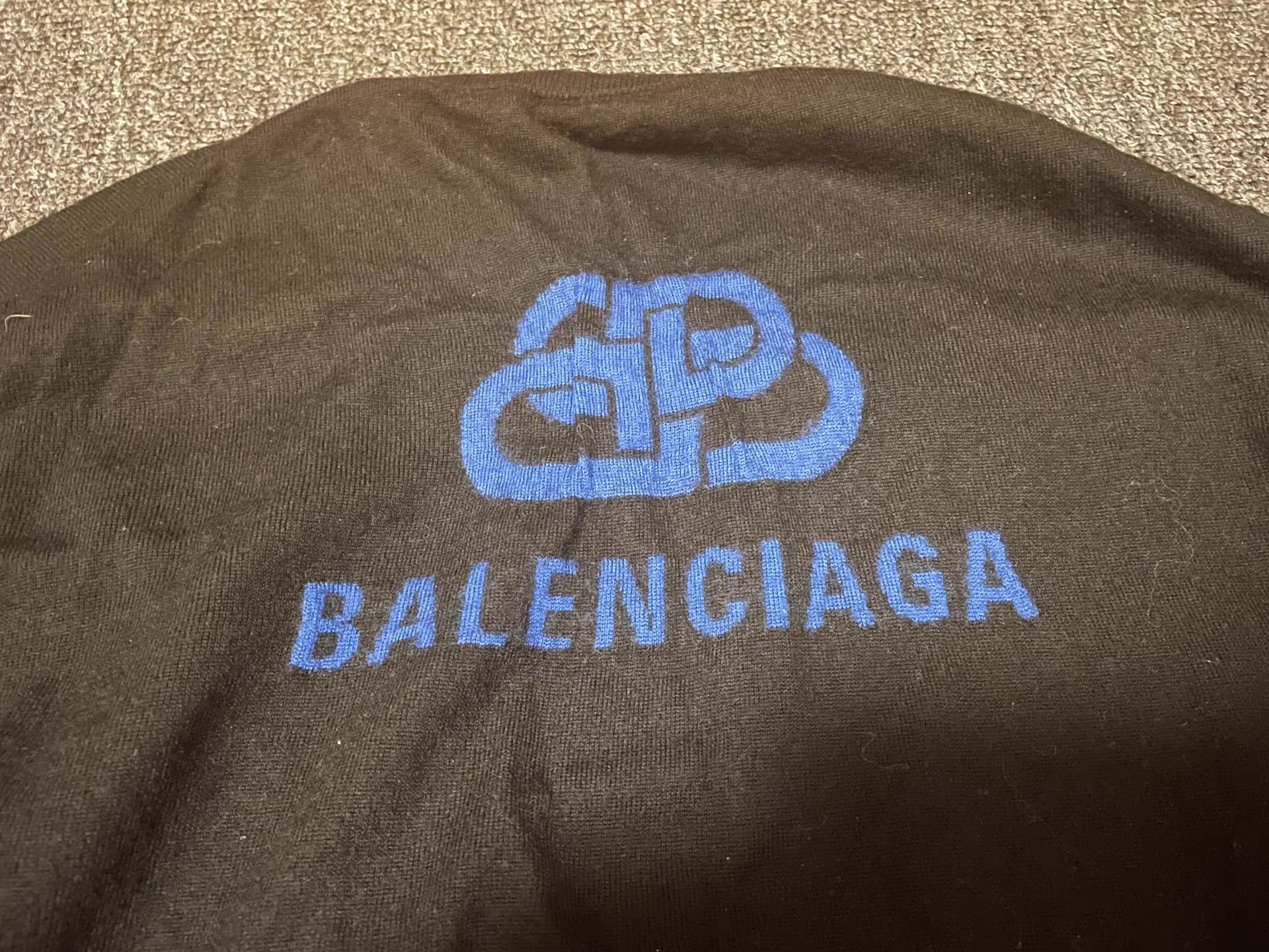 Balenciaga Balenciaga black wool sweater Q4 Size US L / EU 52-54 / 3 - 6 Thumbnail