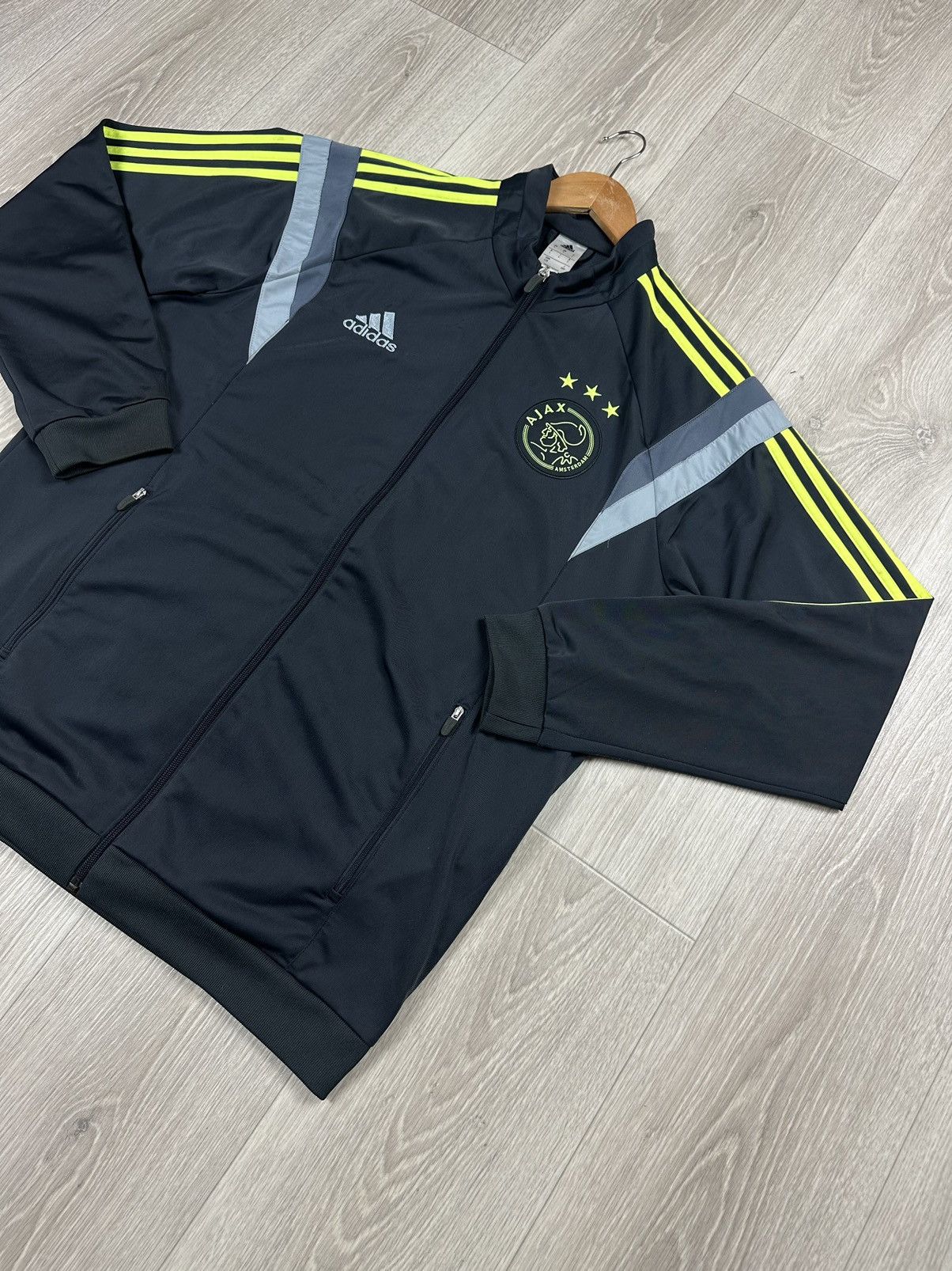 Adidas Adidas Vintage Soccer Jersey AJAX Zip Track Top Size US L / EU 52-54 / 3 - 5 Thumbnail