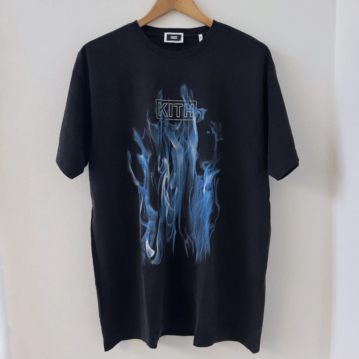 Kith Kith Butane Flames Box Logo Tee | Grailed