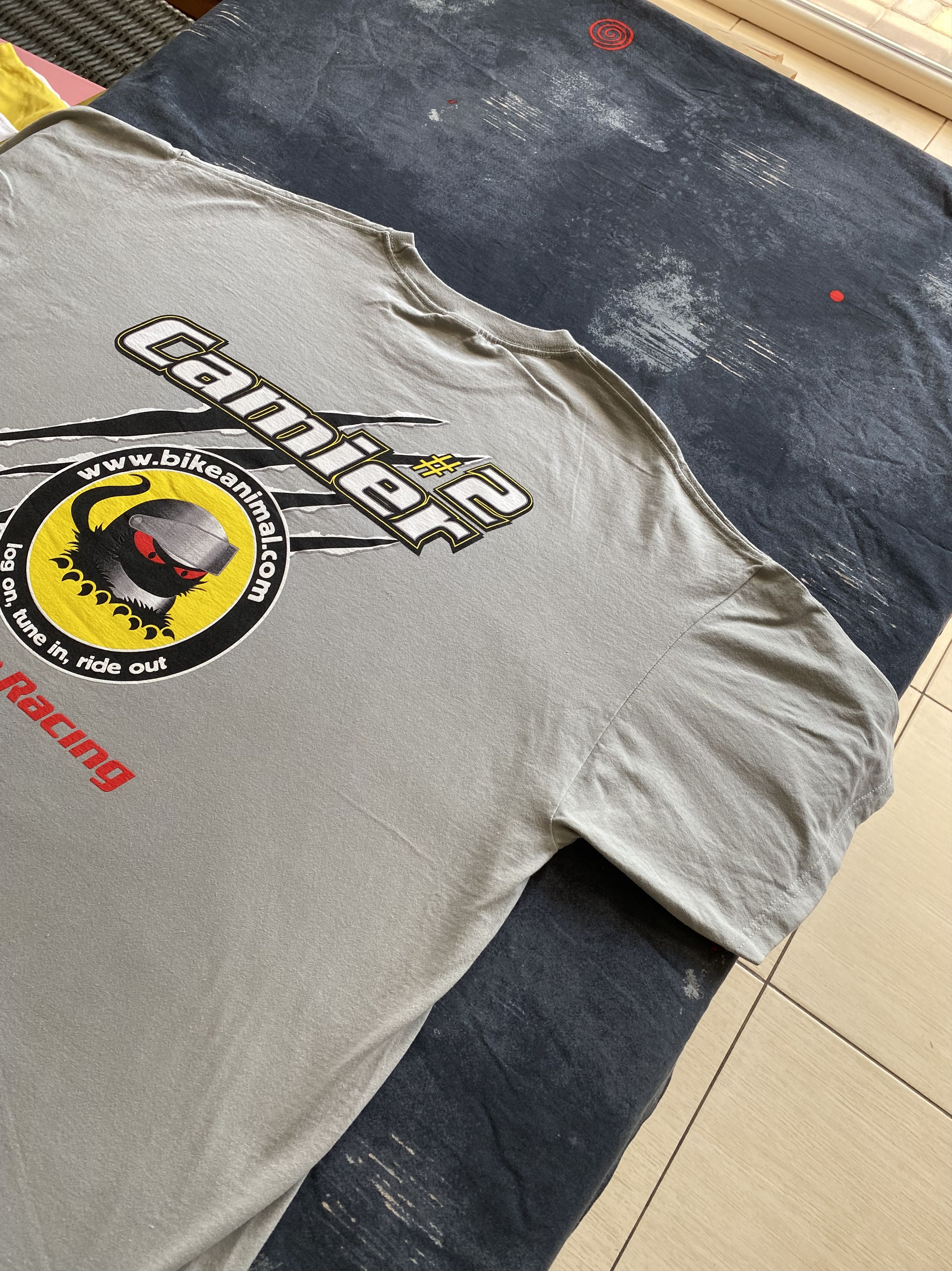 Honda Honda Bike Animal Vintage 2000s Camier 2 Racing T-shirt Size US XXL / EU 58 / 5 - 12 Thumbnail