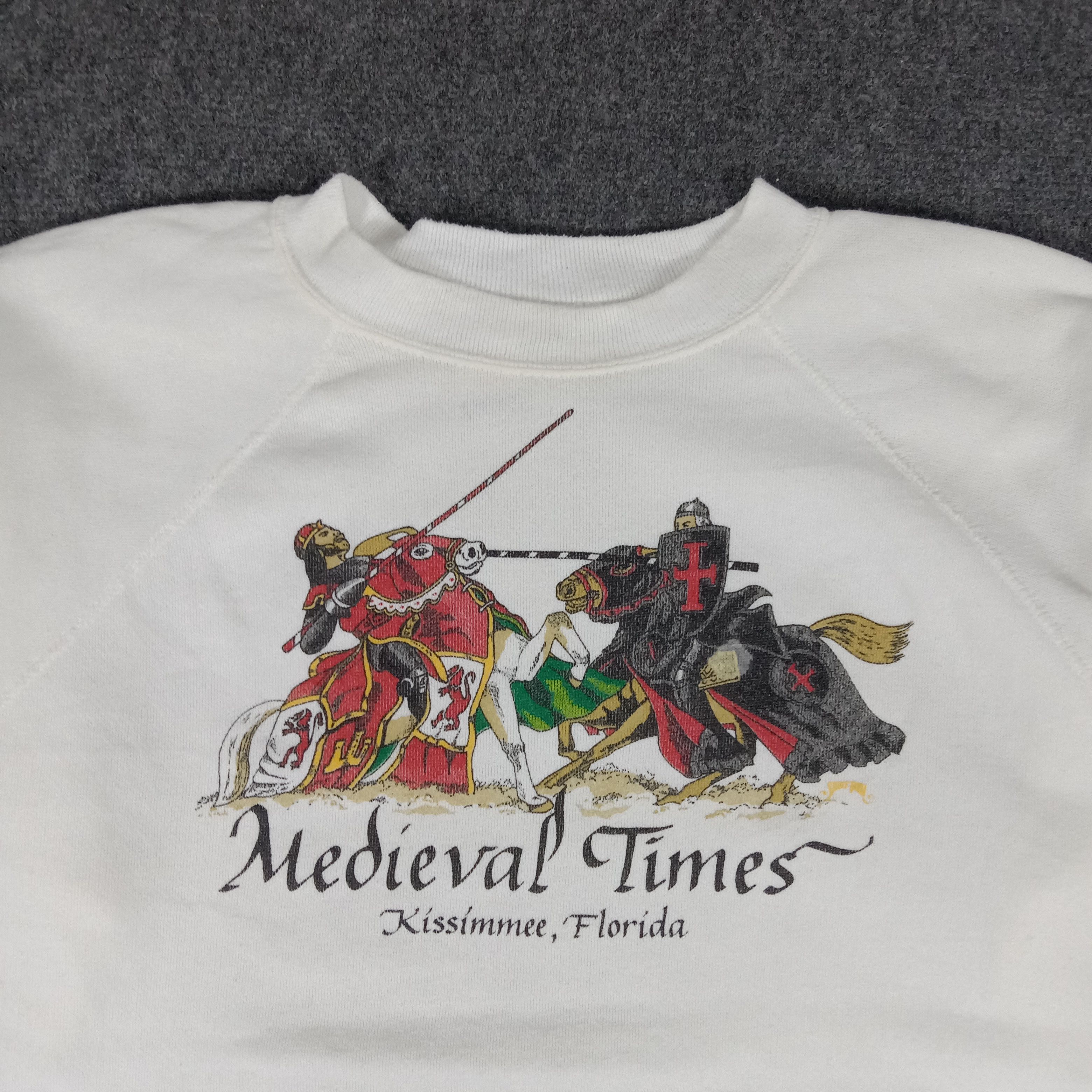 Vintage 90's MEDIEVAL TIMES Promo Streetwear Sweatshirts Size US M / EU 48-50 / 2 - 2 Thumbnail