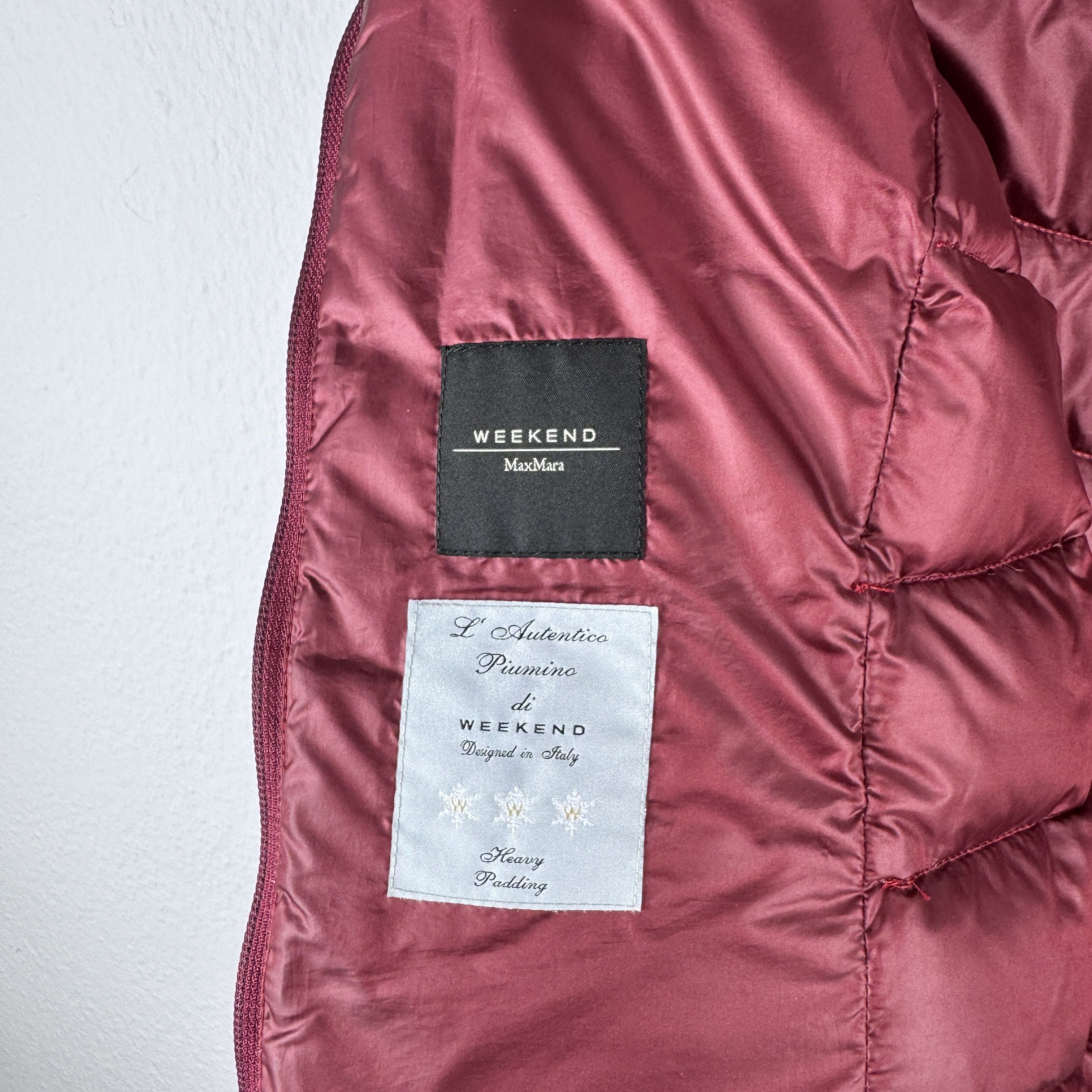 Weekend Max Mara Women`s MAX MARA WEEKEND NYLON RED PUFFER DOWNJACKET SIZE 40 Size M / US 6-8 / IT 42-44 - 8 Thumbnail