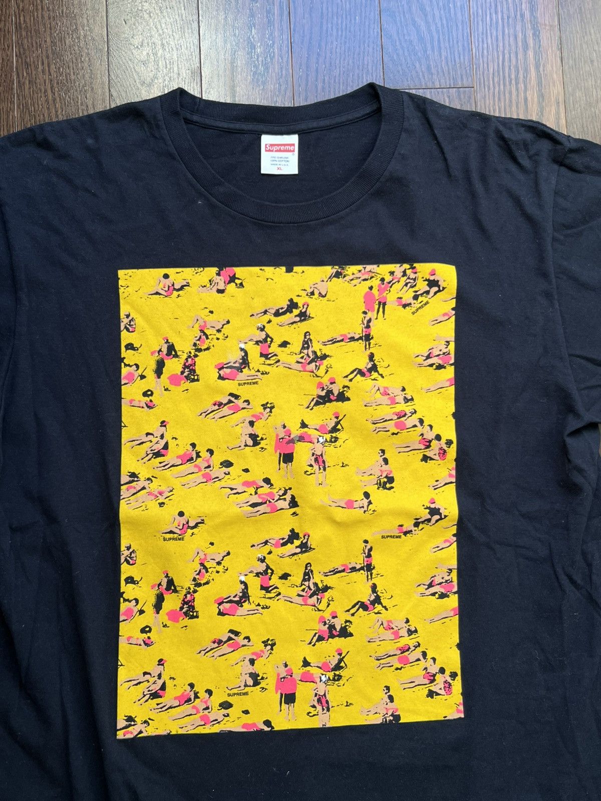 Supreme × Vintage Vintage Supreme Beach Summer Tee Size XL Navy Size US XL / EU 56 / 4 - 2 Thumbnail