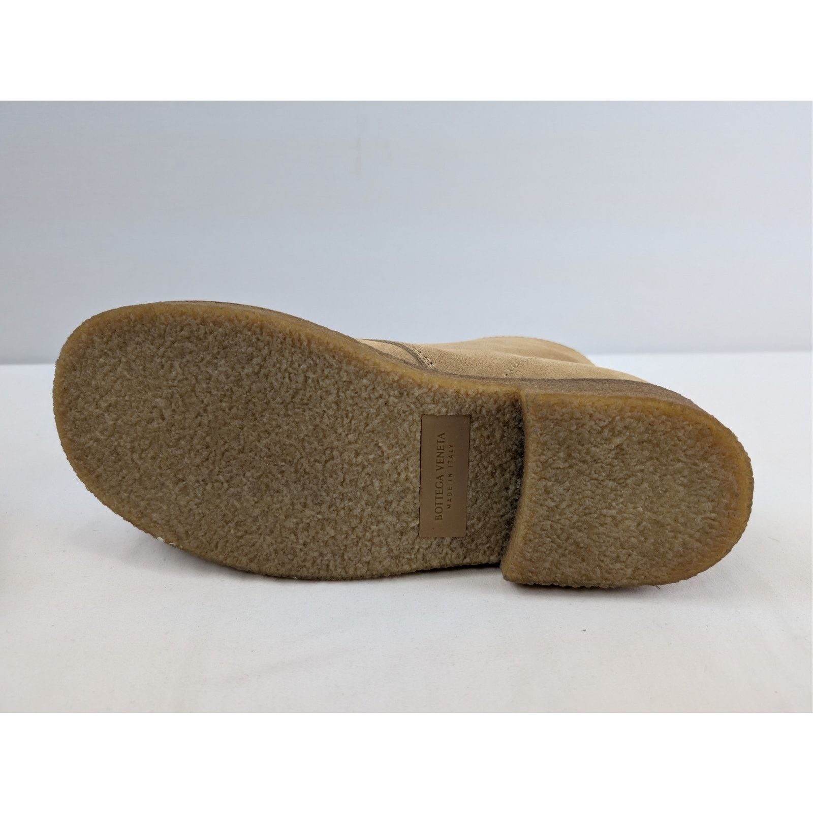 Bottega Veneta o1rshd1 Deep NuBuck Helium Ankle Boot in Camel Size US 10 / EU 43 - 11 Thumbnail