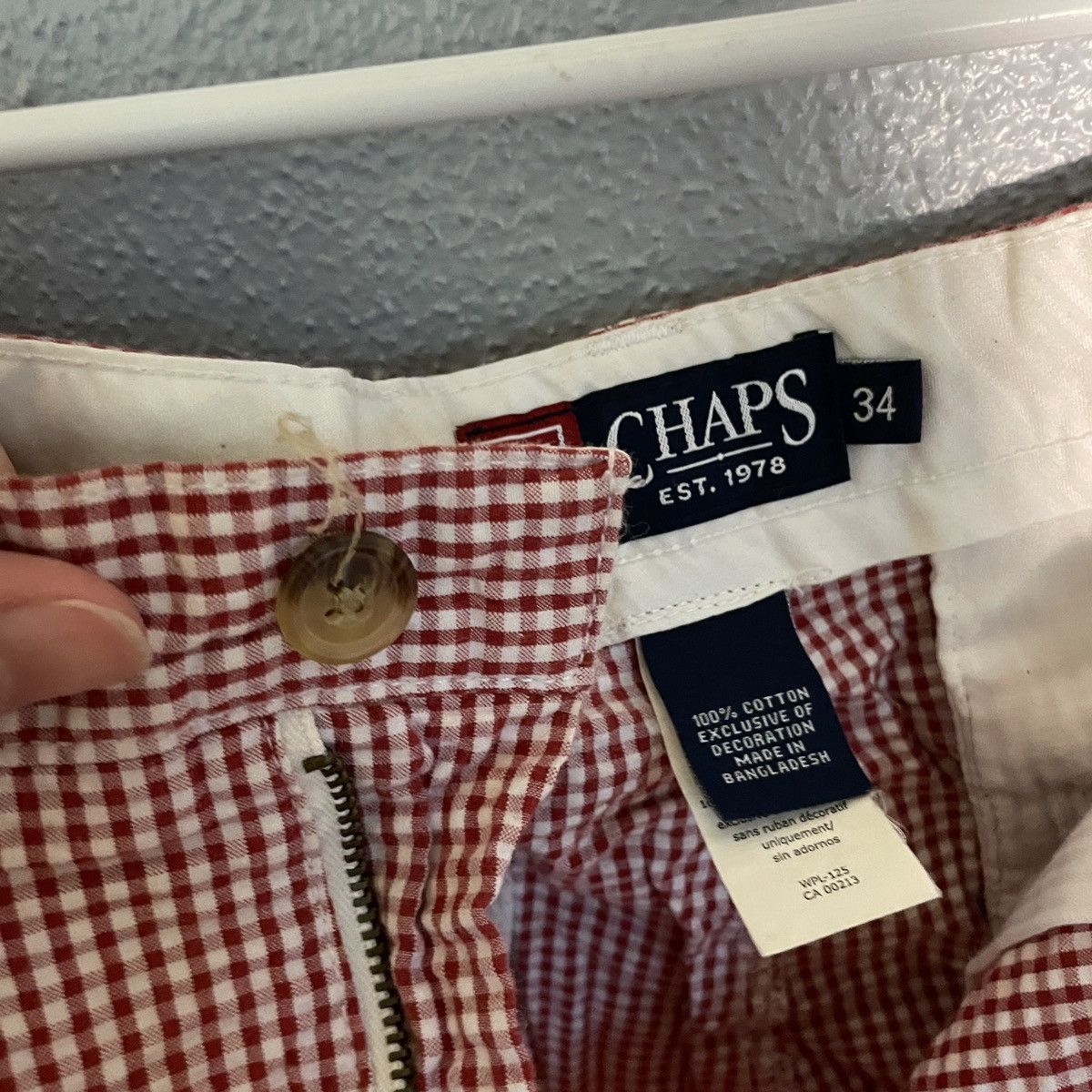 Chaps × Vintage Chaps Red White Plaid Gingham Shorts Men’s Size 34 Size US 34 / EU 50 - 4 Thumbnail