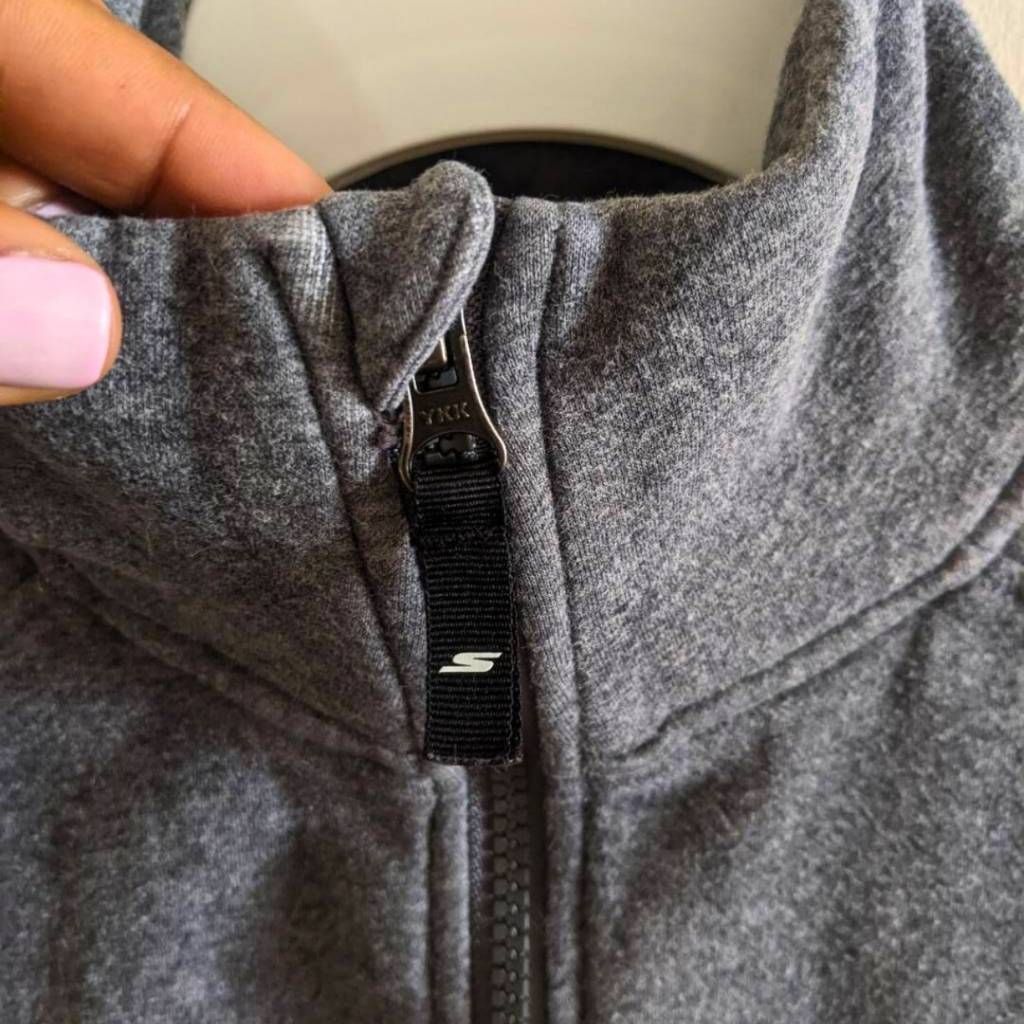 SKECHERS Skechers Women’s Small Gray Fleece Jacket Full Zip Lightweight Casual Outdoor Size S / US 4 / IT 40 - 5 Thumbnail