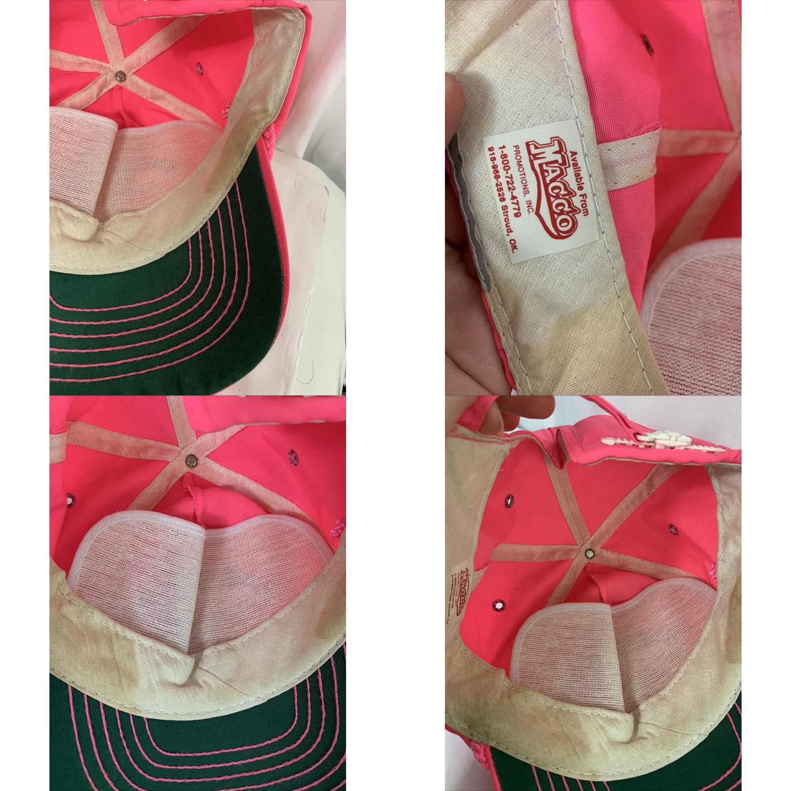Pinko VINTAGE baseball cap Chevrolet adjustable pink 80s Men Baseball Cap Adjustable Pink 80s Mens Size ONE SIZE - 9 Thumbnail