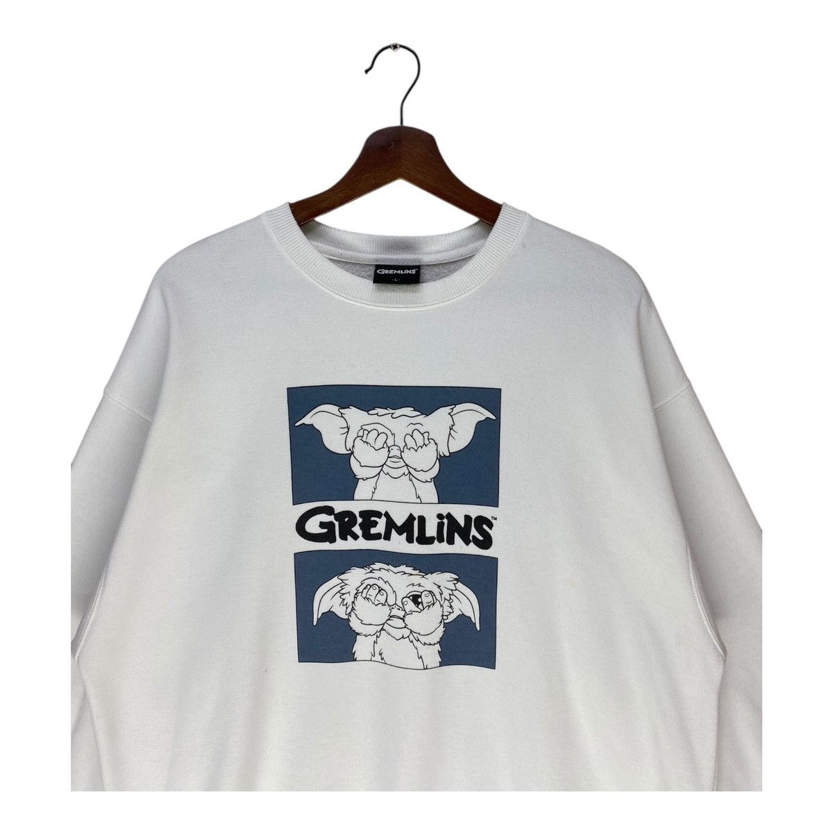 Cartoon Network Gremlins Sweatshirt Big Logo Spellout Crewneck Size L Size US L / EU 52-54 / 3 - 2 Thumbnail