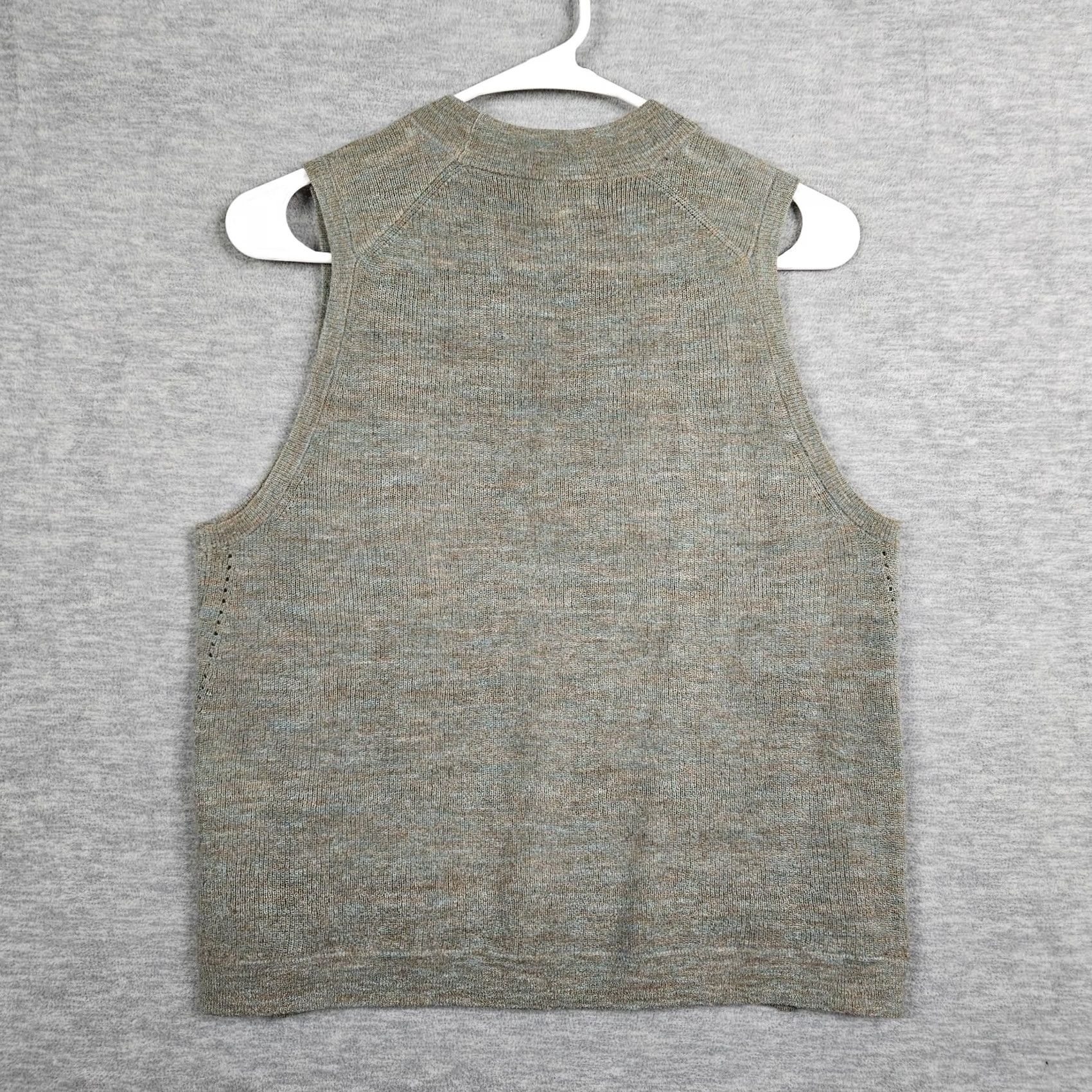 Vintage Wilfred Free Women's Tank Top Knit Sleeveless Gray&Green Size S Casual Everyday Size S / US 4 / IT 40 - 2 Thumbnail