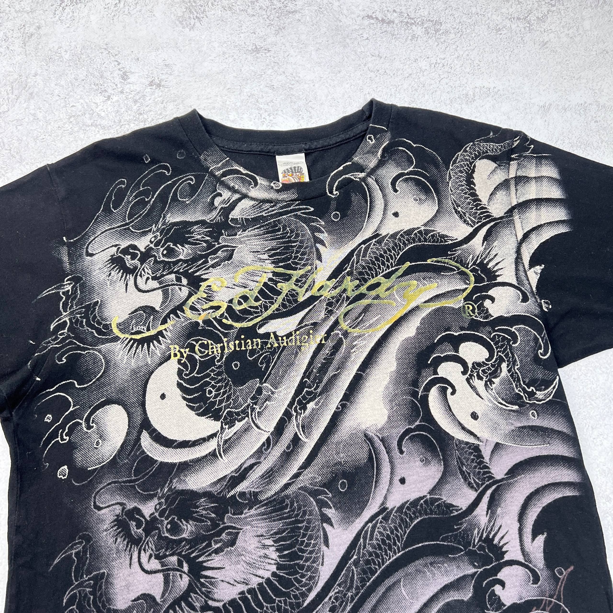 Ed Hardy Ed Hardy by Christian Audigier T-Shirt Dragon Tattoo Print Size US S / EU 44-46 / 1 - 2 Thumbnail