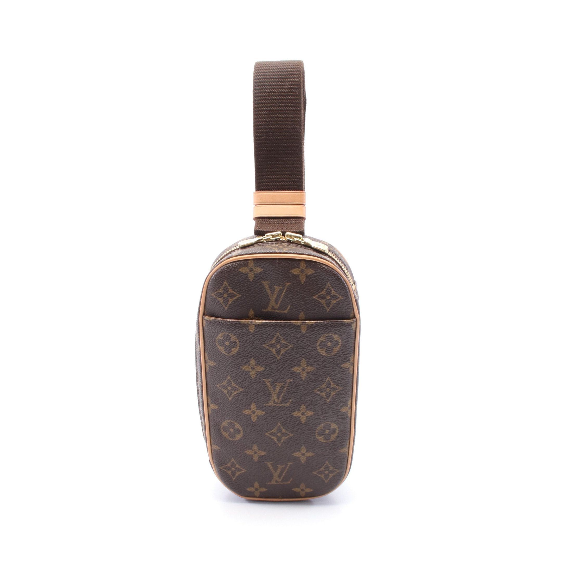 Louis Vuitton Louis Vuitton Pochette Ganju Monogram Body Bag Leather Brown Size ONE SIZE - 1 Thumbnail
