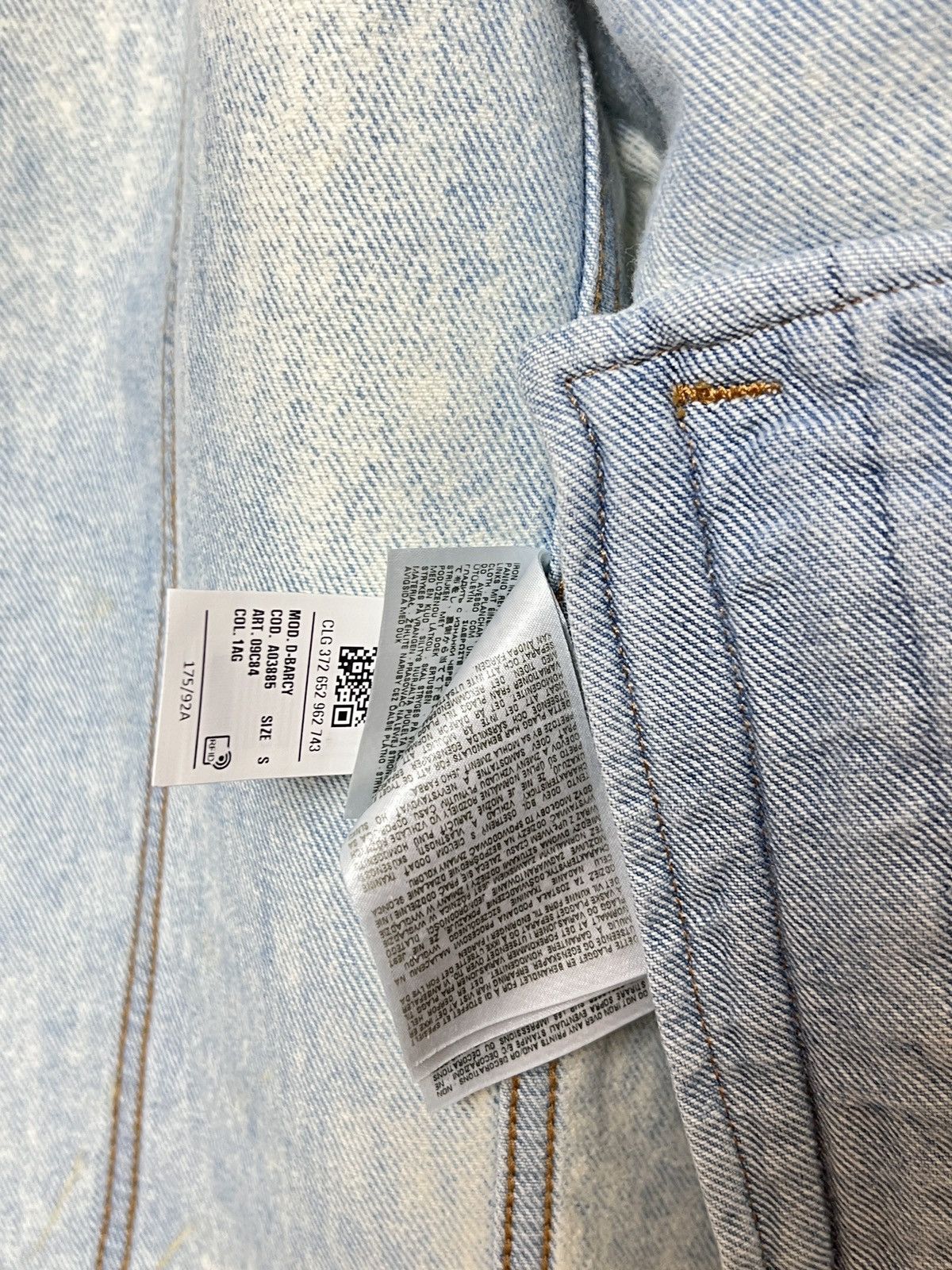 Diesel diesel painted denim trucker jacket maison martin margiela Size US M / EU 48-50 / 2 - 13 Thumbnail