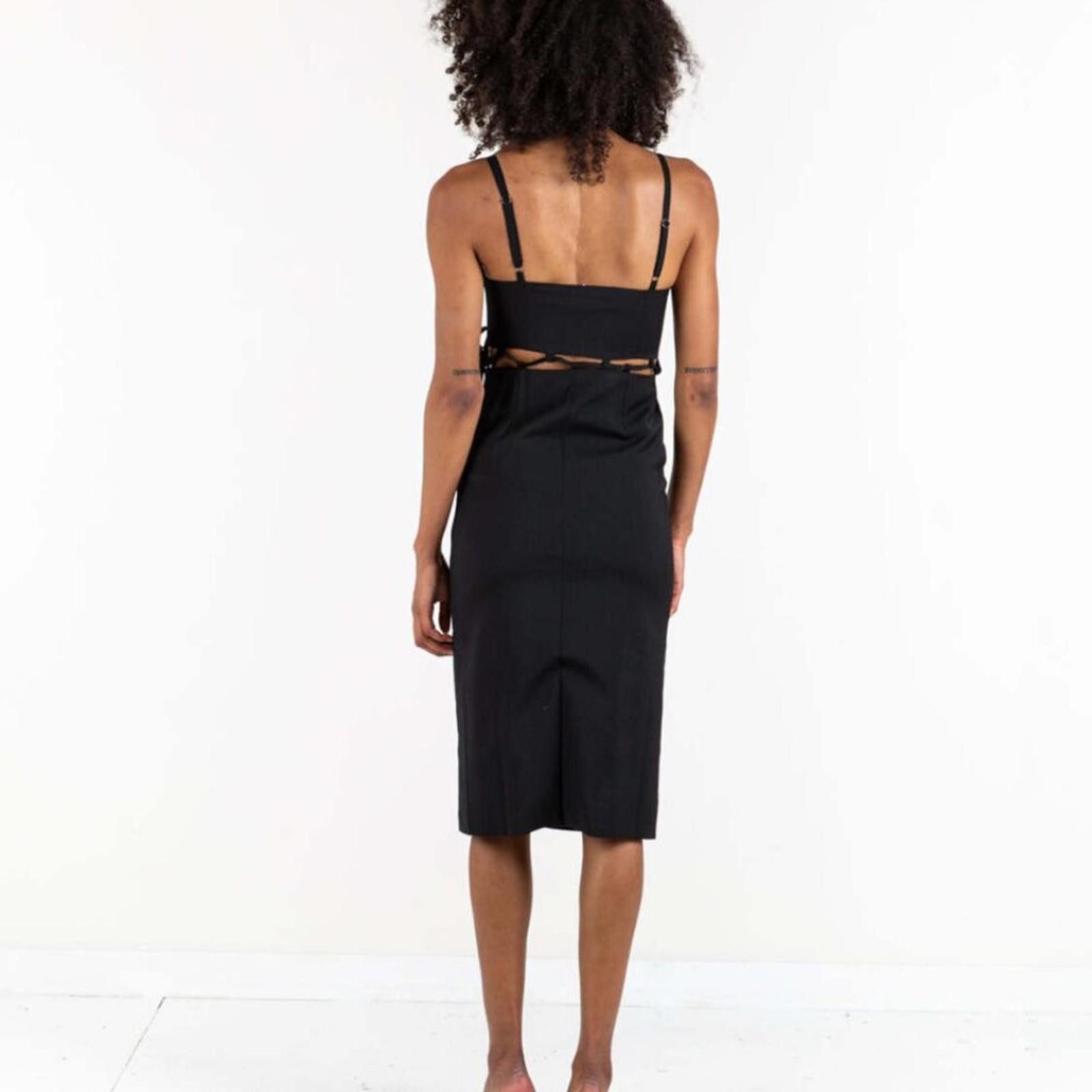 Paloma Wool Paloma Wool Cut Out Pin Stripe Axel Three in One Midi Dress Size XS / US 0-2 / IT 36-38 - 3 Thumbnail