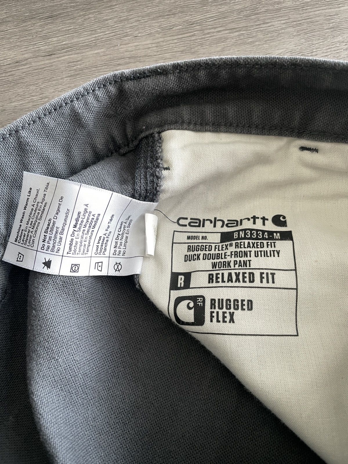 Carhartt Carhartt Double-Knee “Relaxed Fit” Grey Denim (Sz.34 x 30) Size US 34 / EU 50 - 3 Thumbnail