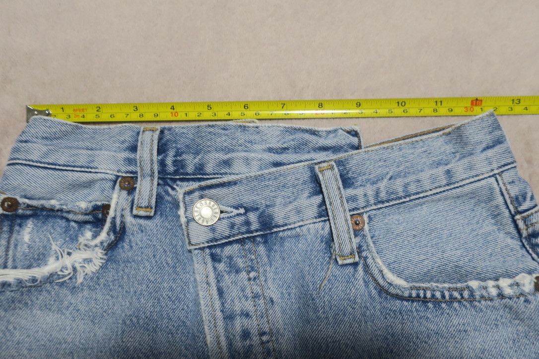Agolde Women's Criss Cut-Off Jean Shorts Size 23 Size US 26 / EU 42 - 4 Thumbnail