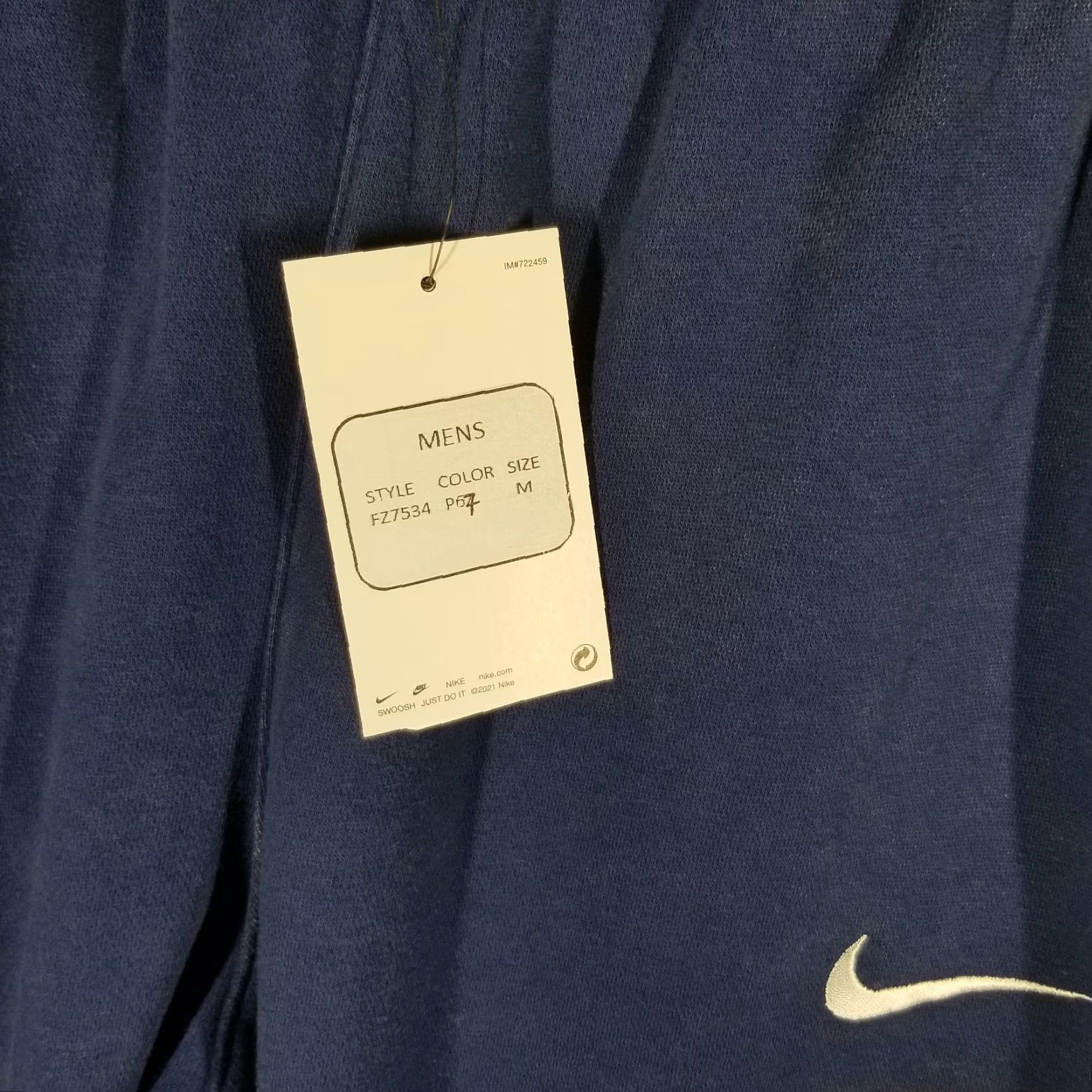 Nike VINTAGE Nike NBA Jogger Pants Medium Activewear Blue Cotton Blend Mens 90s Basketball Size US 31 - 3 Thumbnail