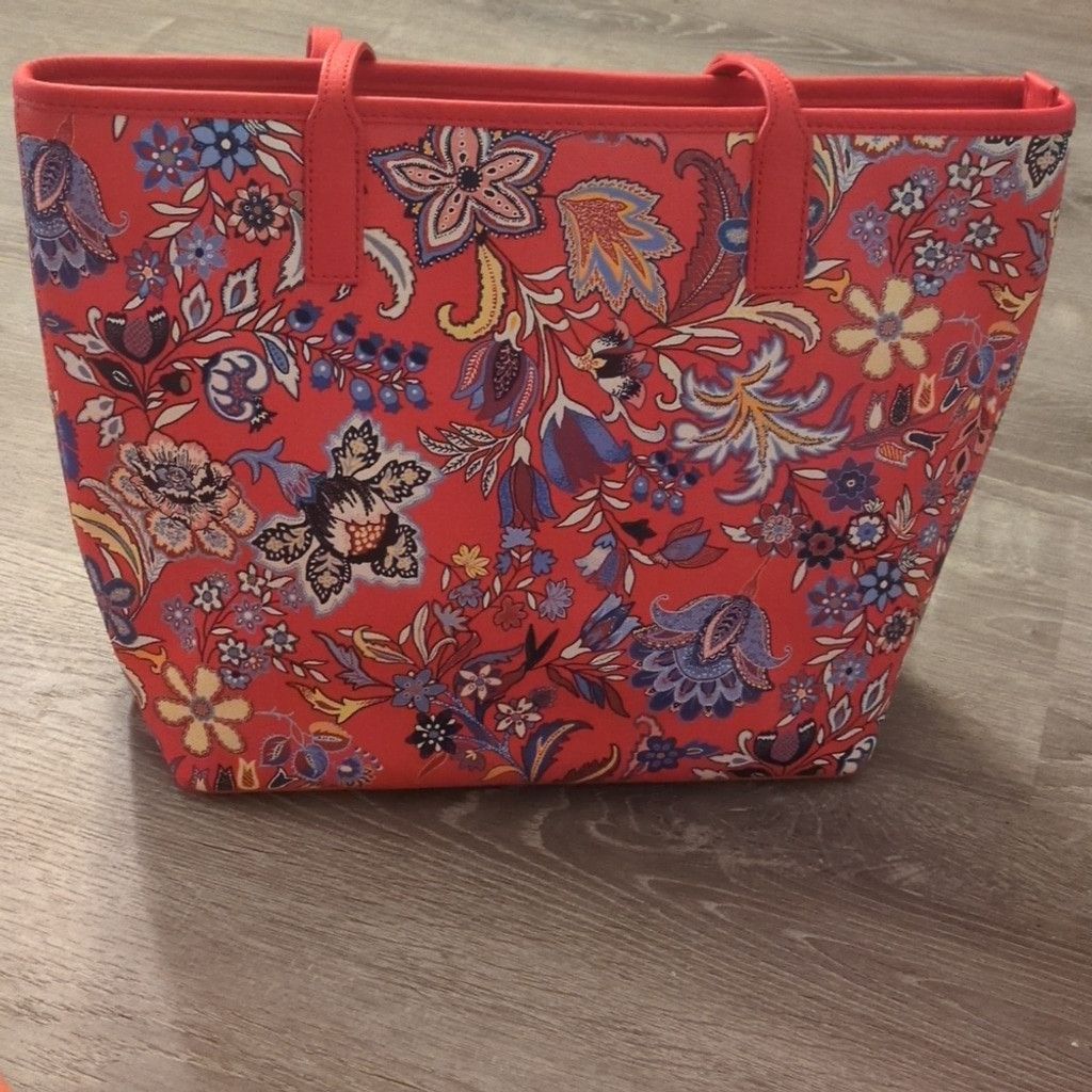 Talbots Talbot's Lovely Floral Print Tote Size ONE SIZE - 3 Thumbnail