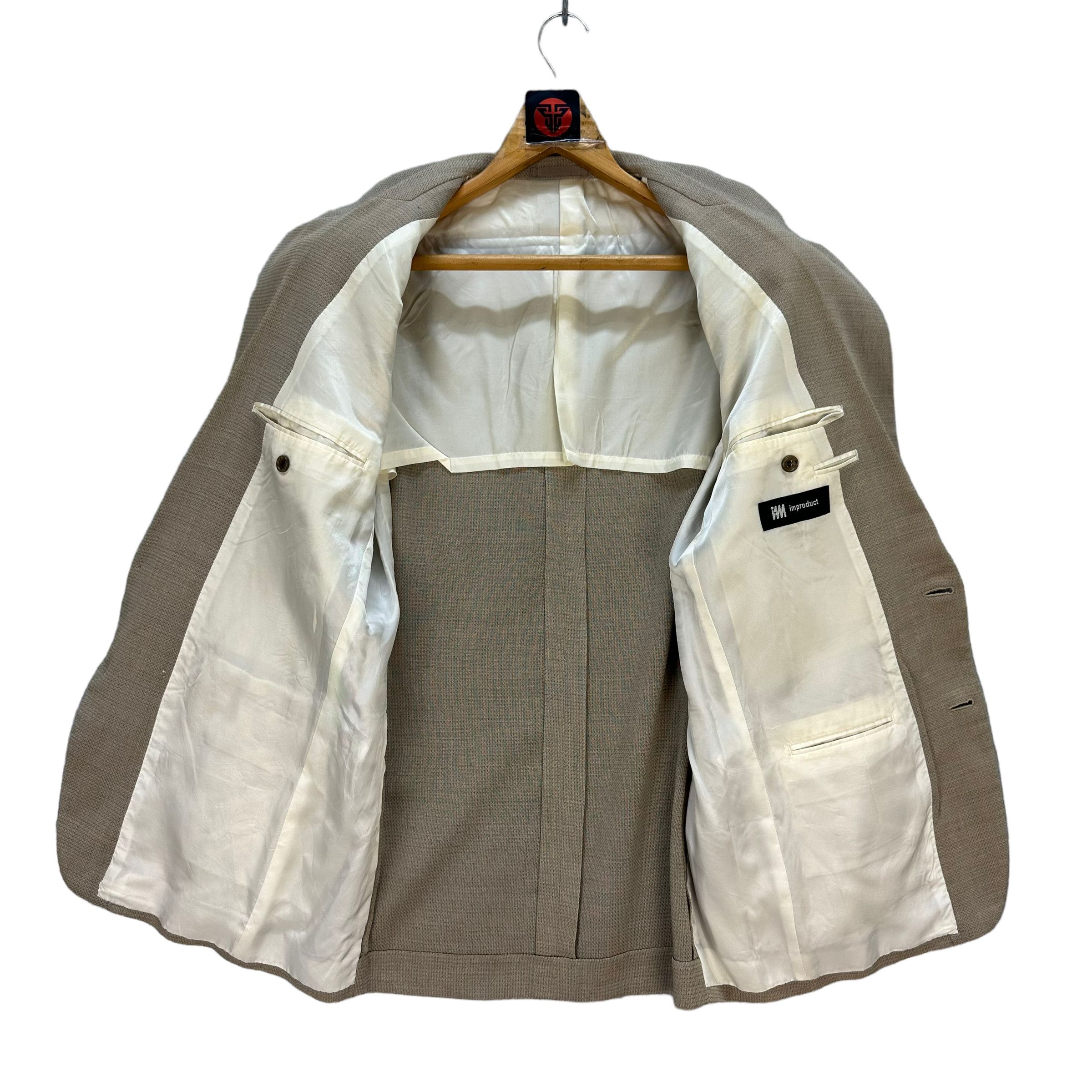 Issey Miyake IM PRODUCT BY ISSEY MIYAKE SUIT JACKET / BLAZERS #7720-166 Size 44R - 6 Thumbnail
