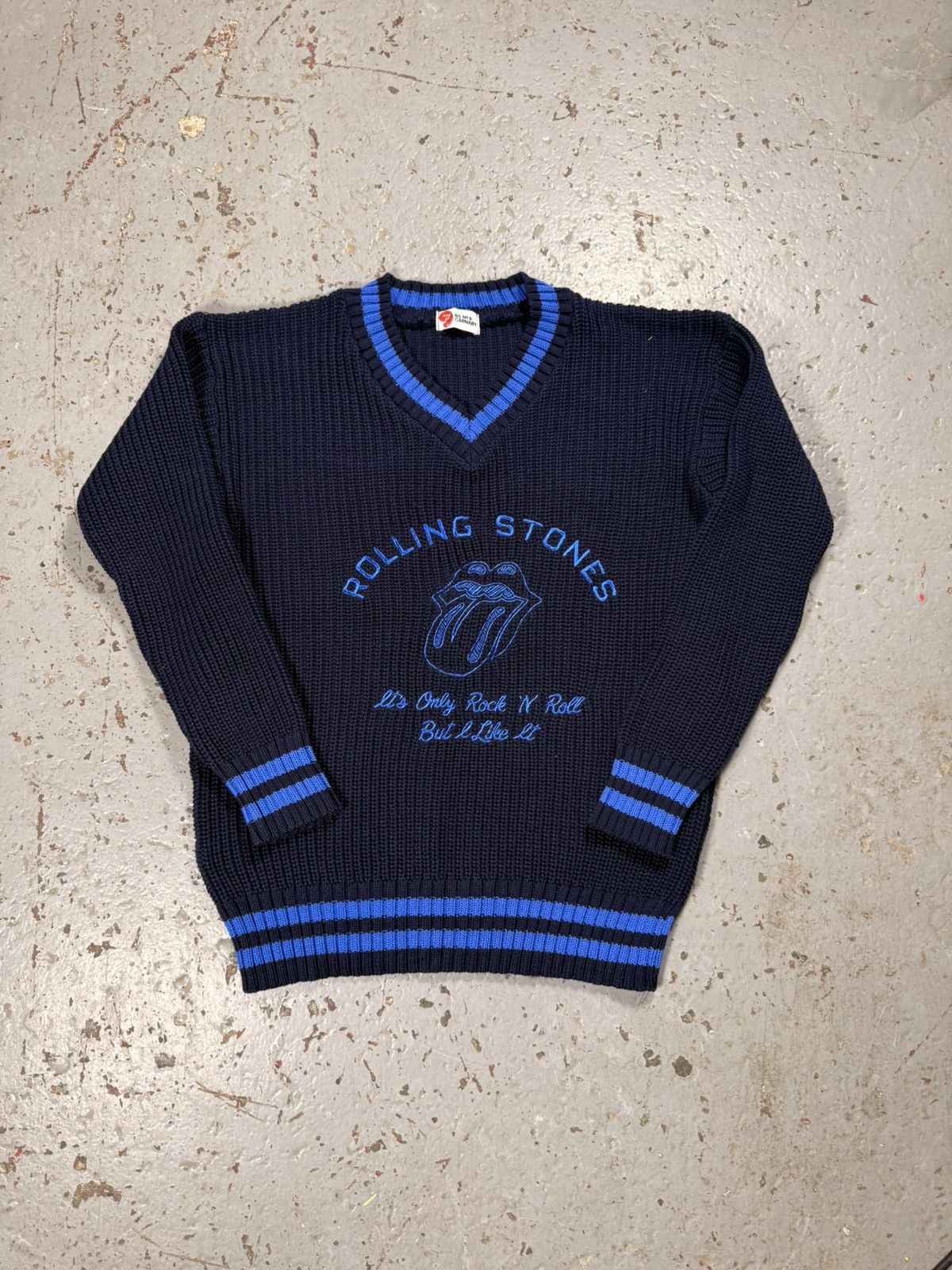 The Rolling Stones RS No 9 Carnbaby Rolling Stones Knit Sweater London Size US M / EU 48-50 / 2 - 1 Thumbnail