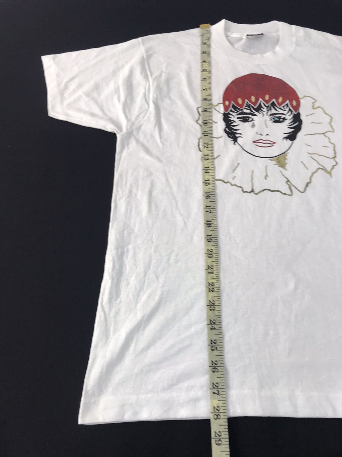 Japanese Brand 90s Screen Star Joker Girl Graphic Big Printed 50/50 Tee Size US M / EU 48-50 / 2 - 9 Thumbnail