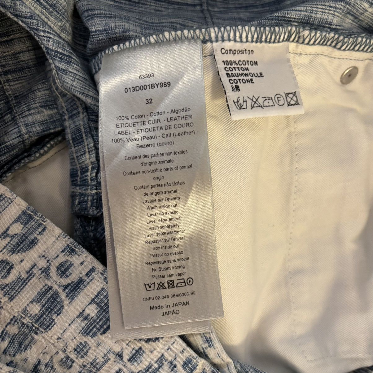 Dior Dior Blue Oblique Logo Denim Jeans Size 32 Size US 32 / EU 48 - 7 Thumbnail