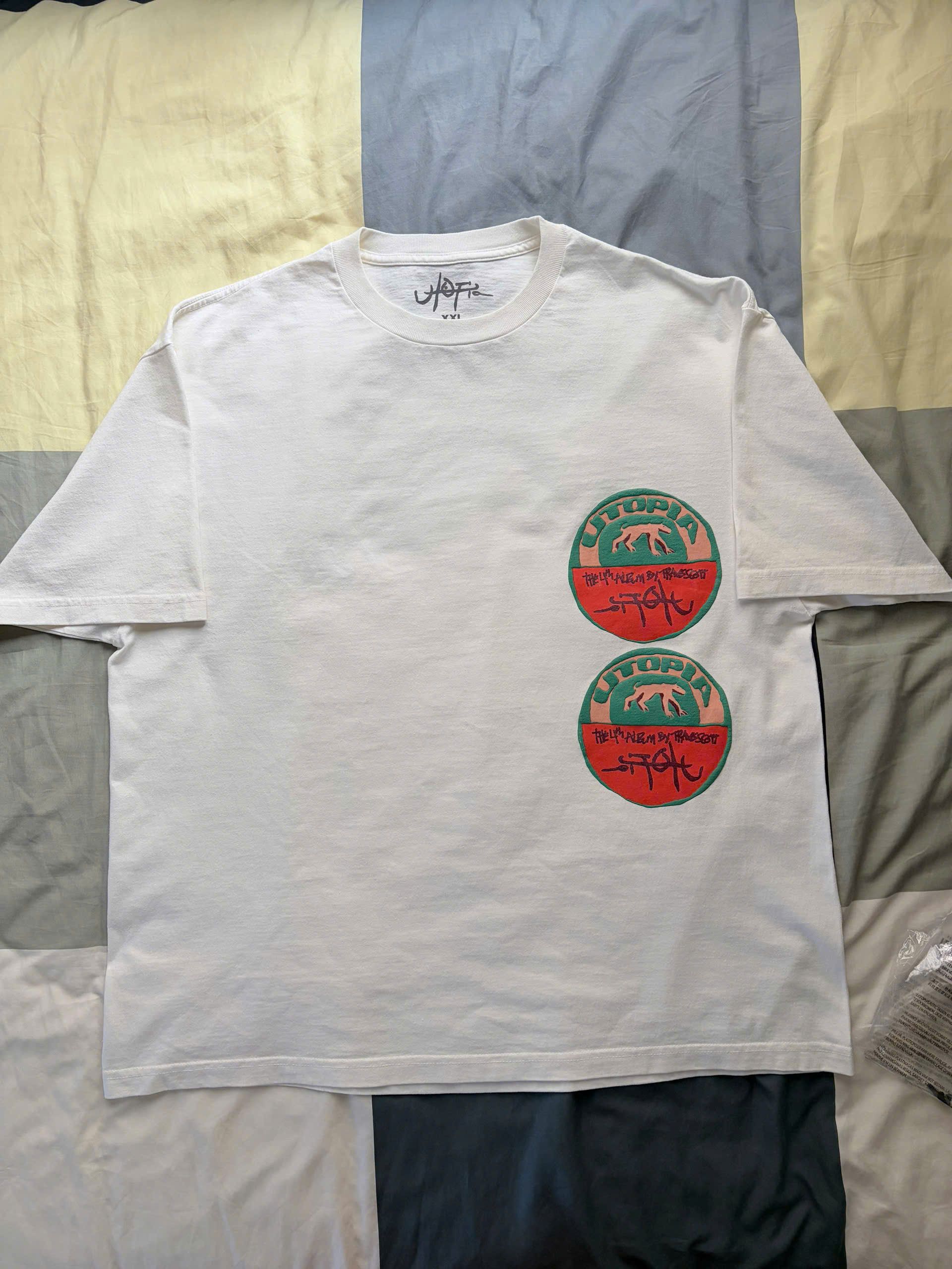 Travis Scott Travis Scott Utopia B3 Tee Size US XXL / EU 58 / 5 - 2 Thumbnail