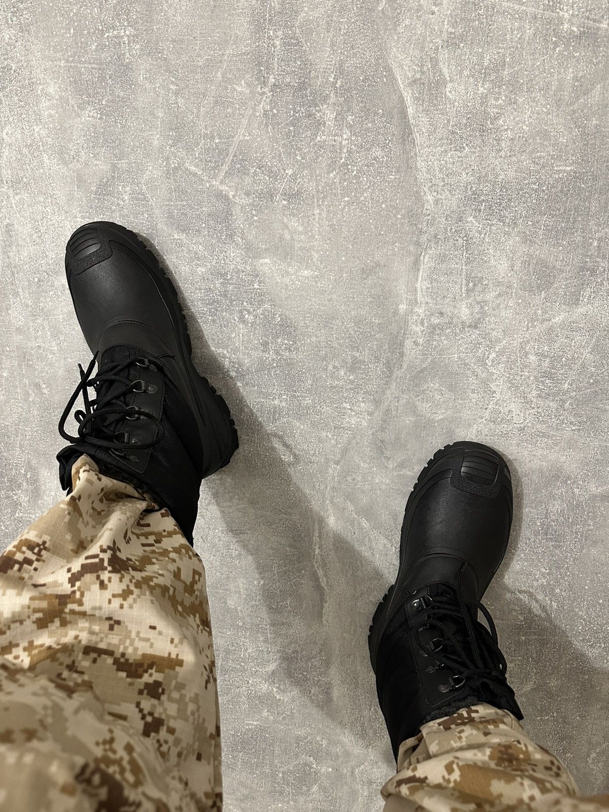 Vintage Black Vintage Military Combat Boots Size US 12.5 / EU 45-46 - 3 Thumbnail