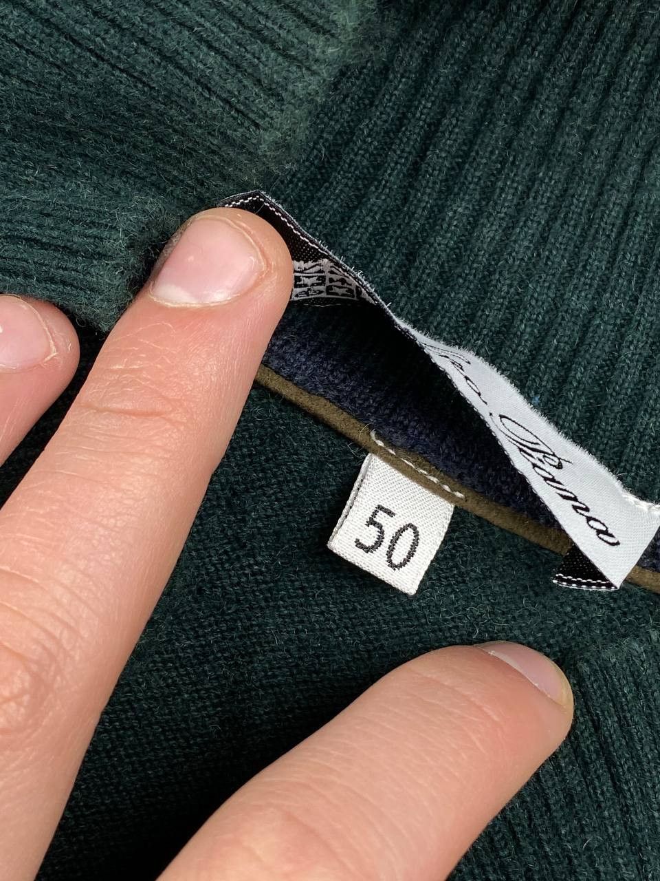 Loro Piana Vintage Loro Piana Knit Wool Lana Sweater 1/4 button Men Size US M / EU 48-50 / 2 - 5 Thumbnail