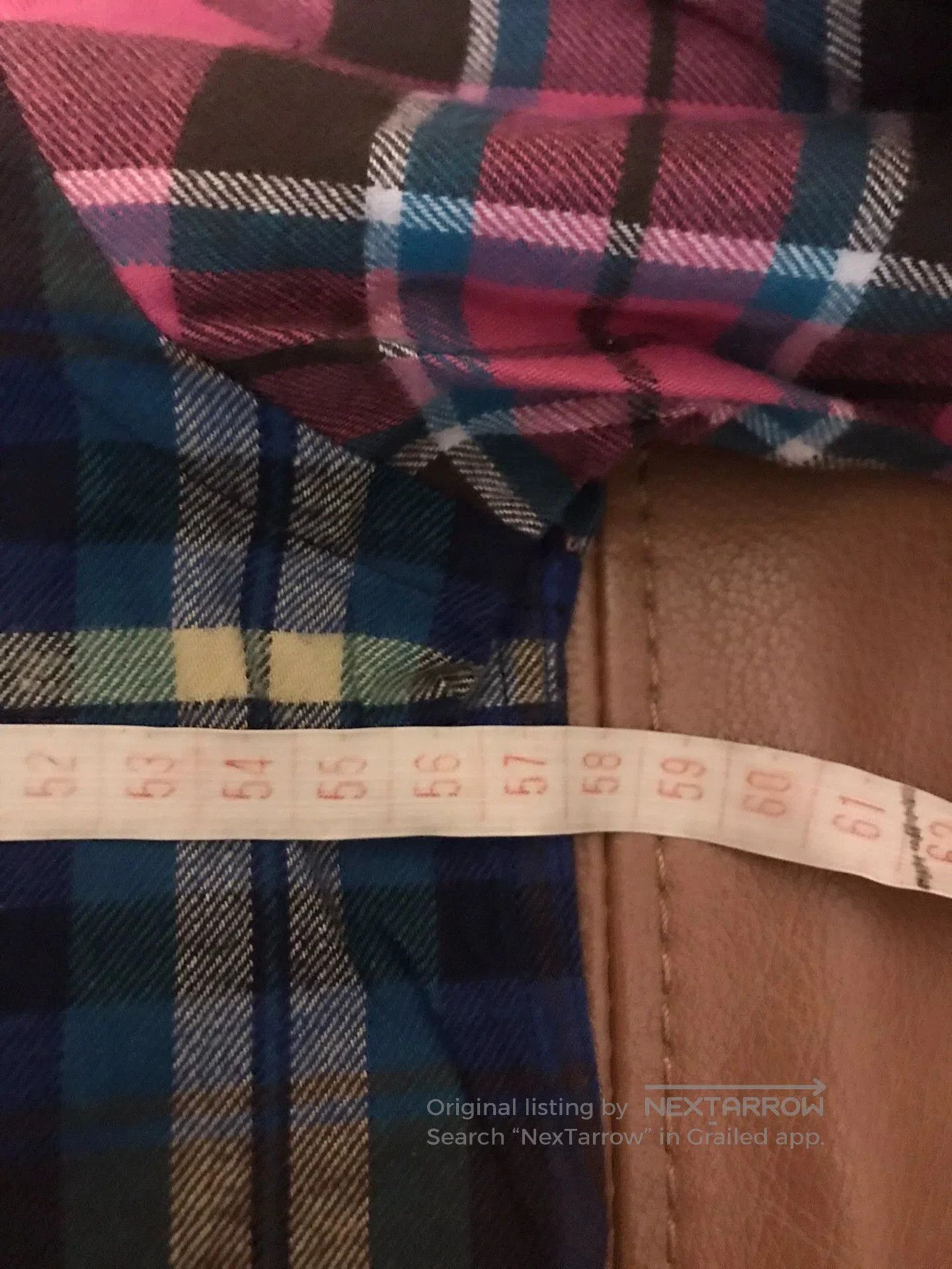 Loewe Multi-Color Plaid Long Sleeve Button-Up Shirt. Size US M / EU 48-50 / 2 - 9 Thumbnail