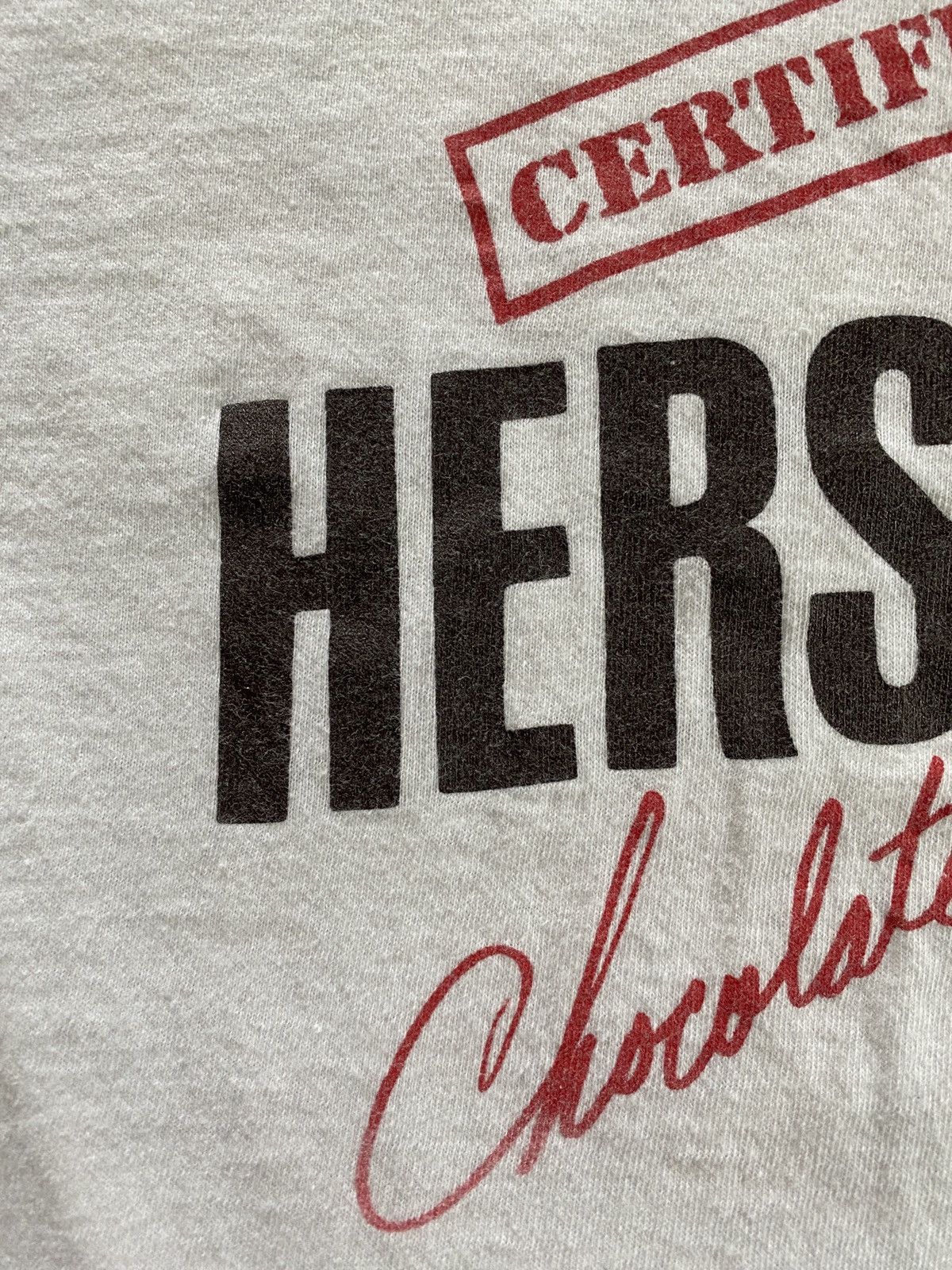Hanes Vintage 80’s Hershey Chocolate Lover Single Stitch Thin Tee Size US L / EU 52-54 / 3 - 3 Thumbnail